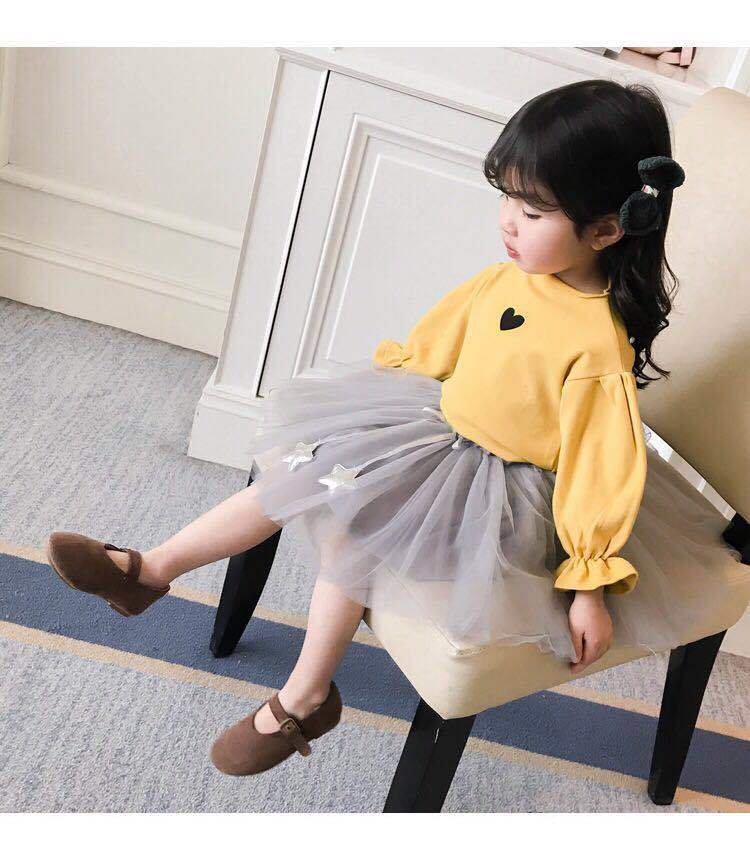 送料無料 韓国子供服 長袖 トレーナー チュールフレアスカート スカート 女の子 カットソー キッズ トップス カジュアル 2点セット グレー こども服 海外子供服 インポート 子供服 Cocobebe Base店 ベビードレス 退院着 2way ベビースタイ 水着 ベビースーツ