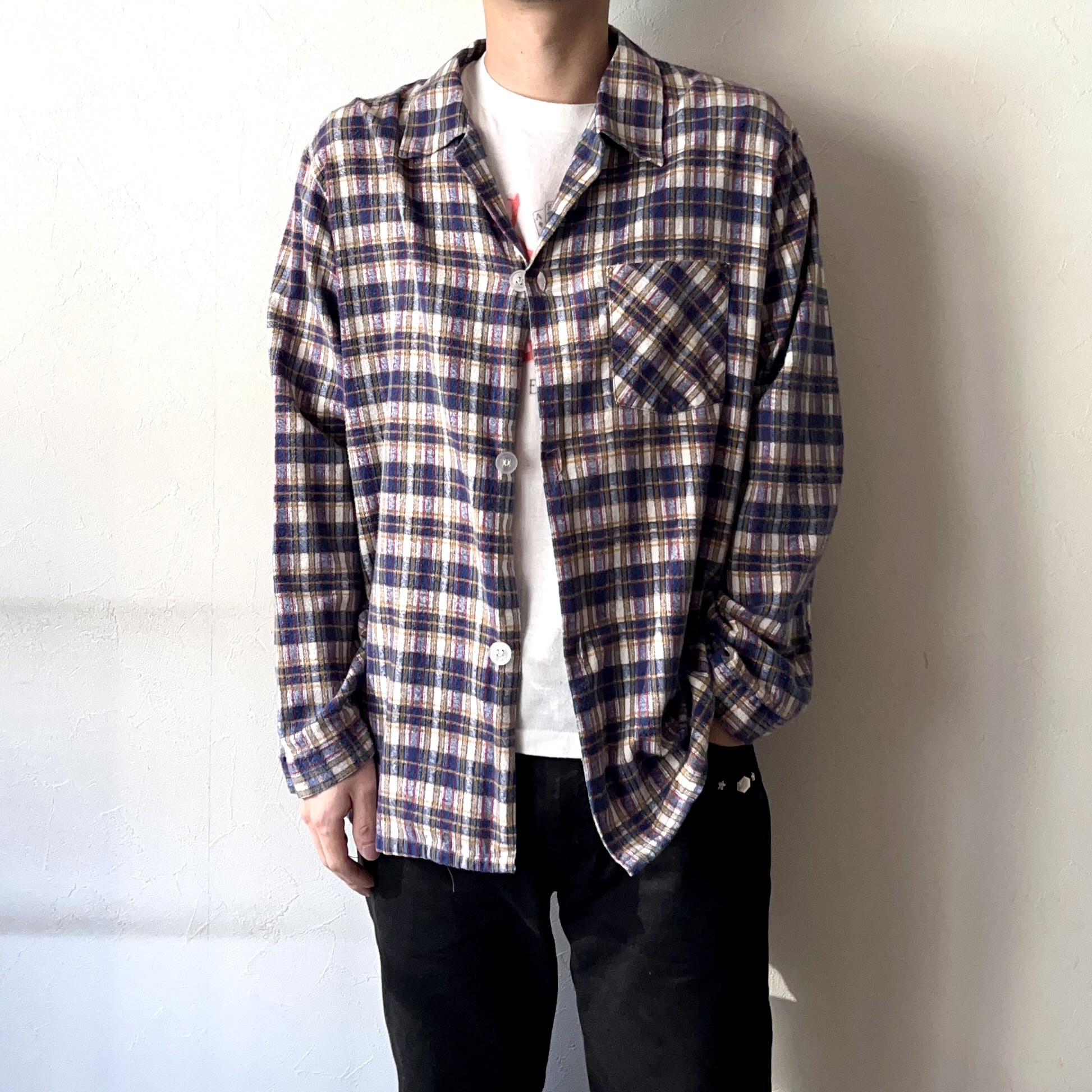 Vintage 70's【Sears】Print Flannel Shirt の画像 4