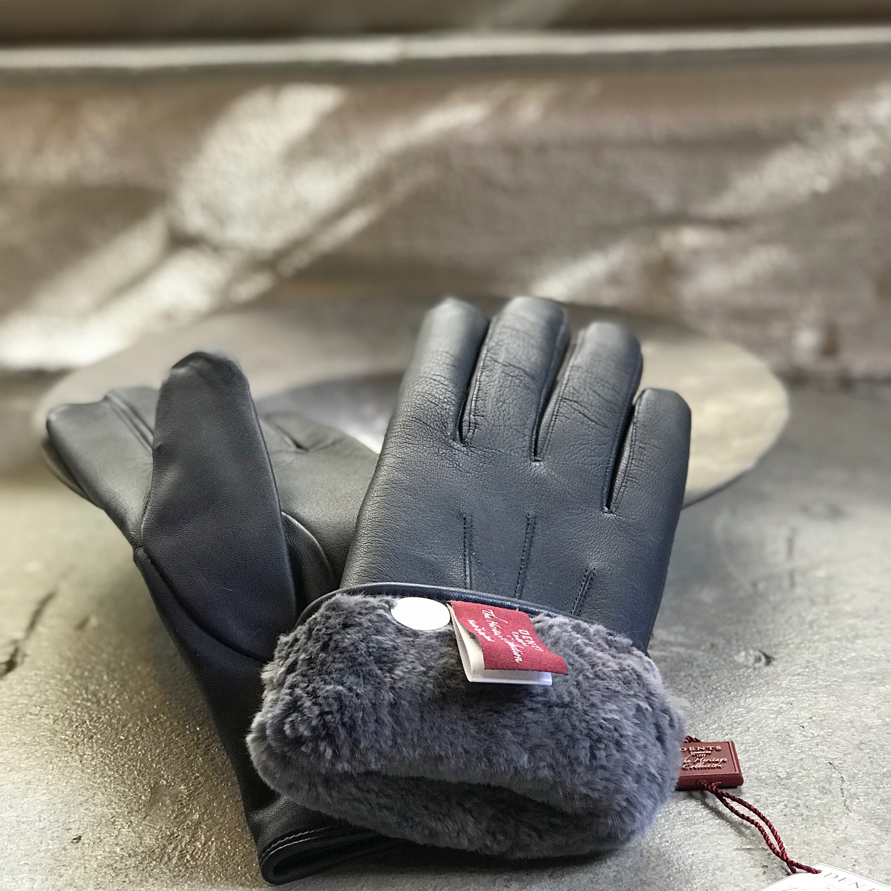 Dents デンツ ラビットファーライニンググローブ Debby