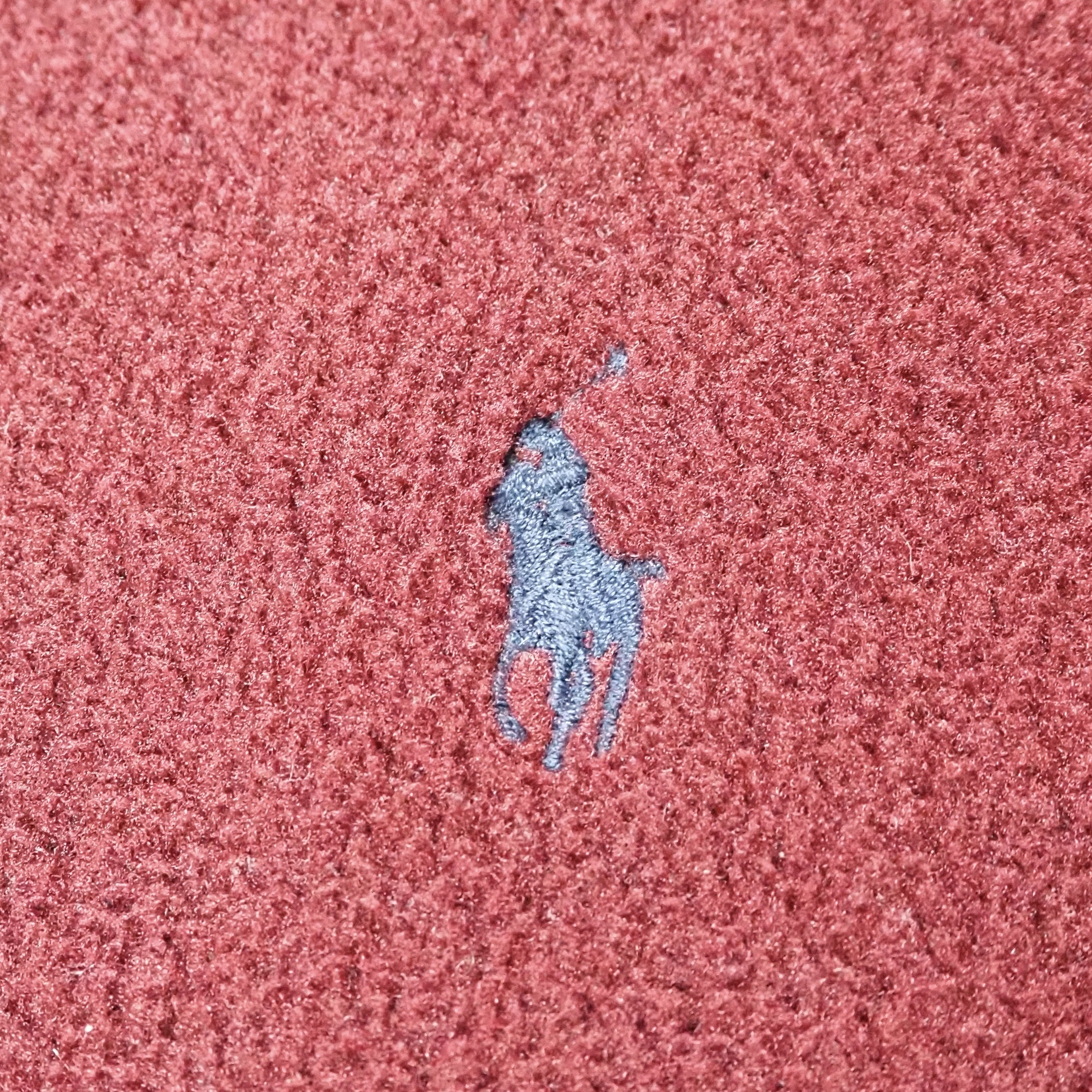 90’s Ralph Lauren フリーススイングトップ ワインレッド の画像 10