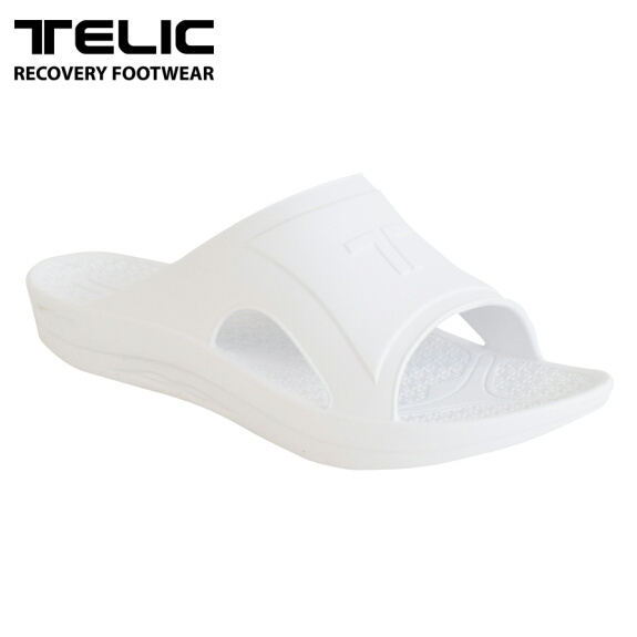テリック メンズ サンダル リカバリーサンダル Telic Slide White Bees High