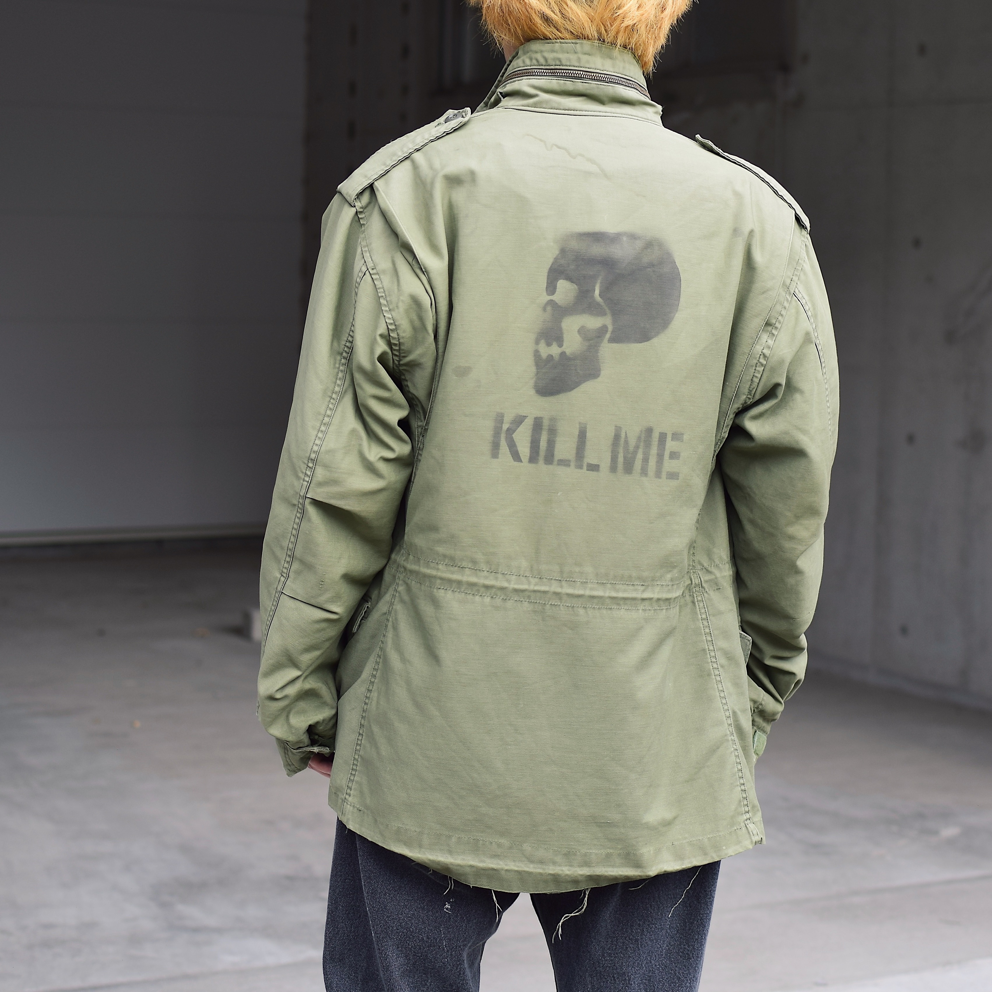 Vintage 70's "KILL ME" M-65 Field Jacket の画像 4