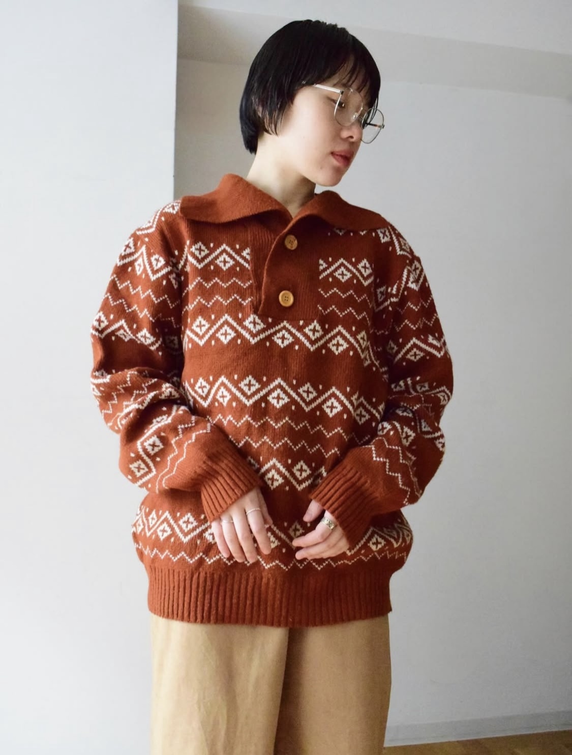 〜1980s Rich man BROTHERS Sweater の画像 3