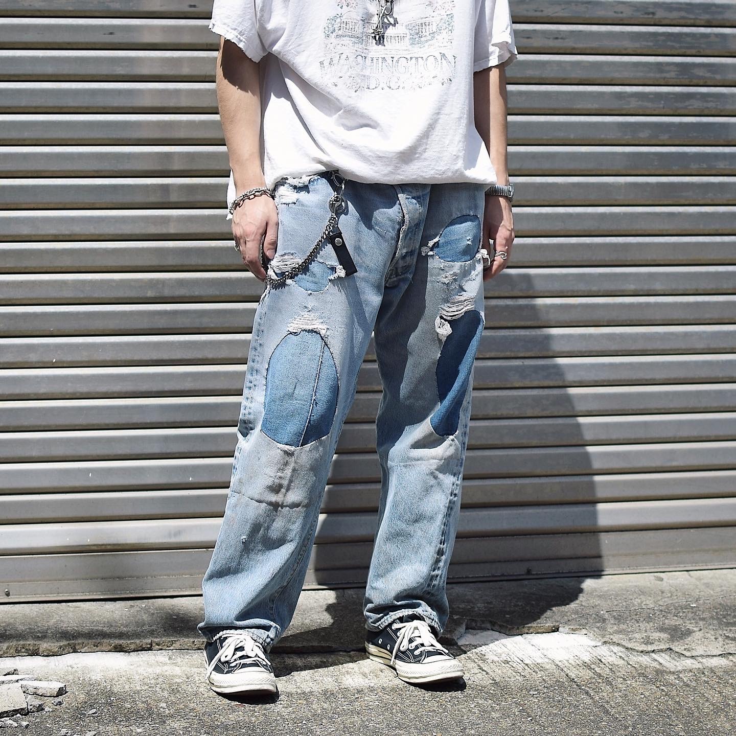 Vintage【Levi's】501 Late 66 Red Line Grunge Denim Pants の画像 4