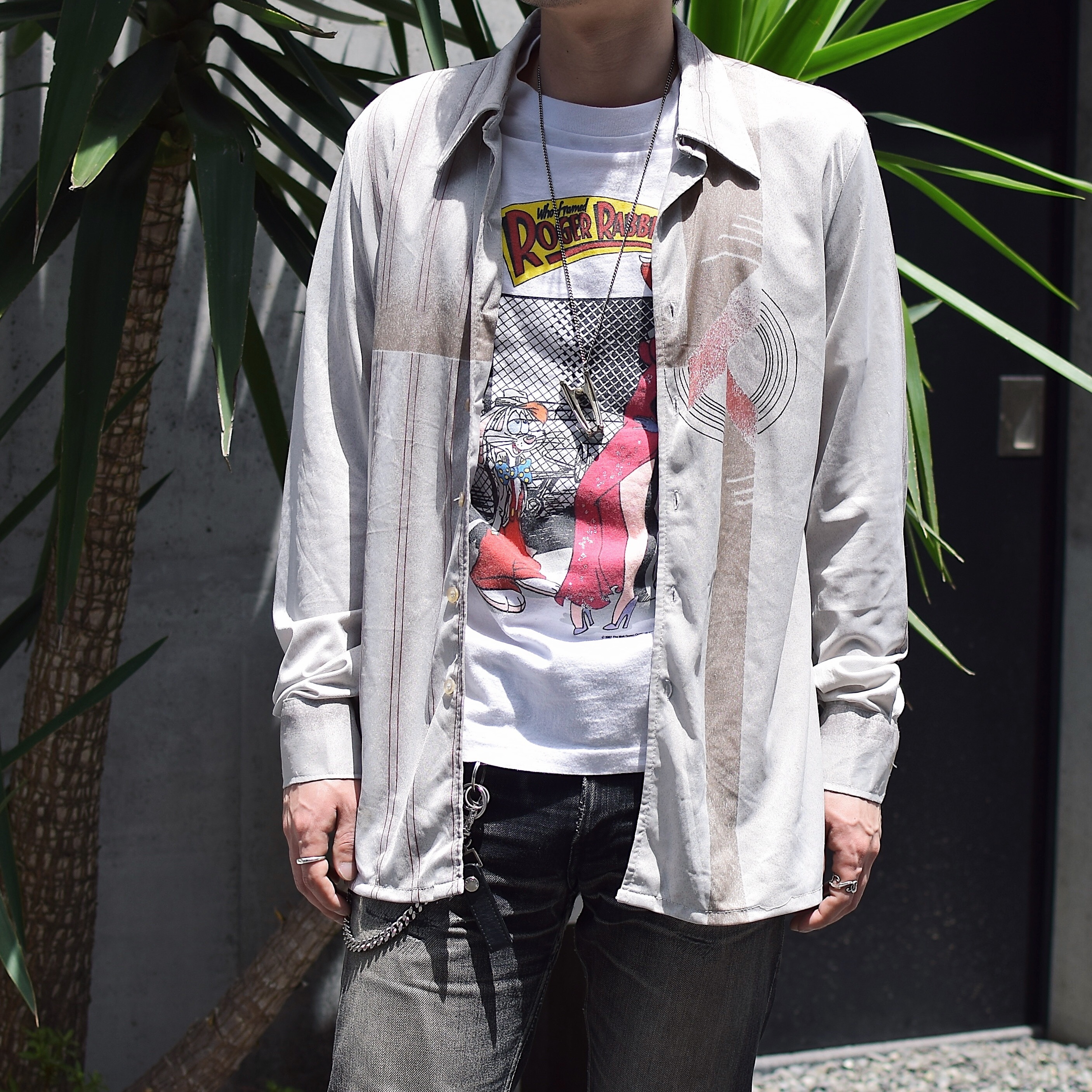 Vintage 70's【Hutspah】Polyester Shirt の画像 3