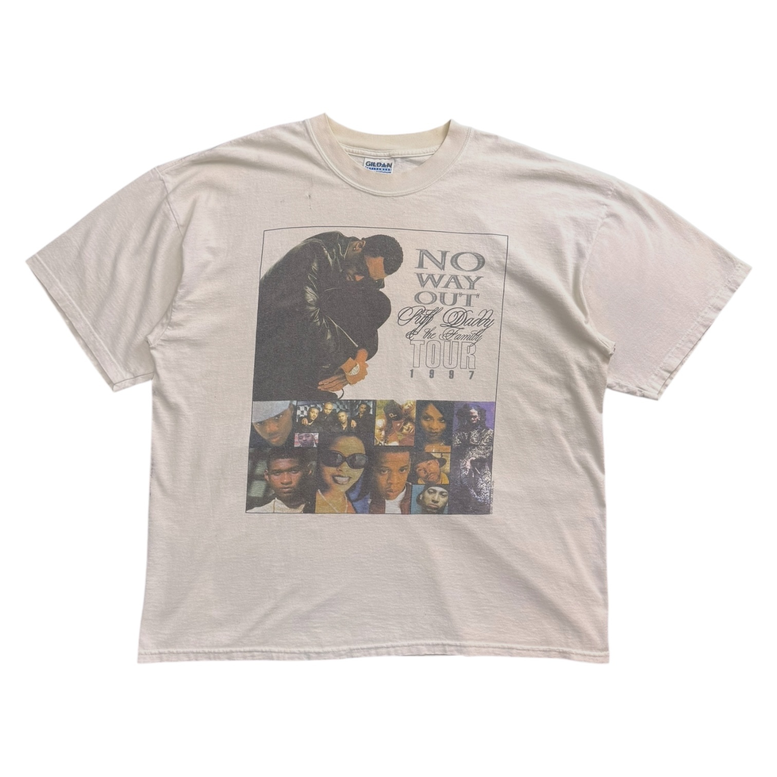 【PUFF DADDY】パフ・ダディ ノーウェイアウト ツアー Tシャツ 1997 XL