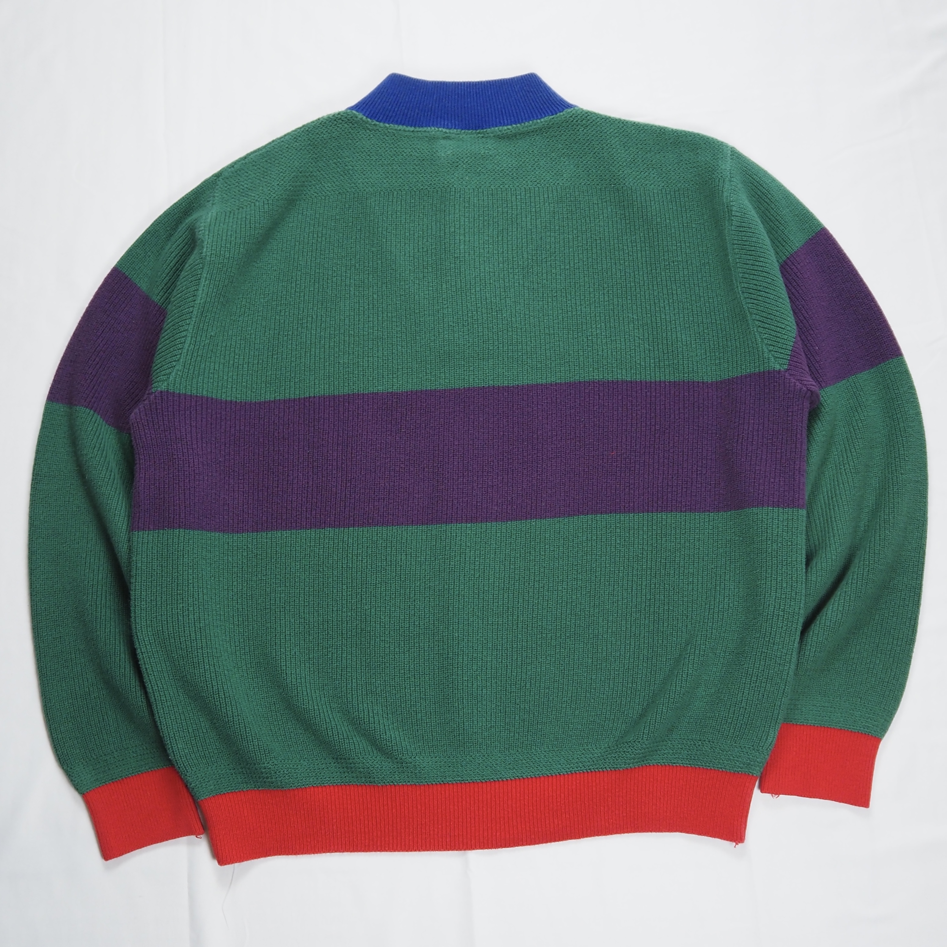90’s Land’s End コットンニット クレイジーパターン の画像 9