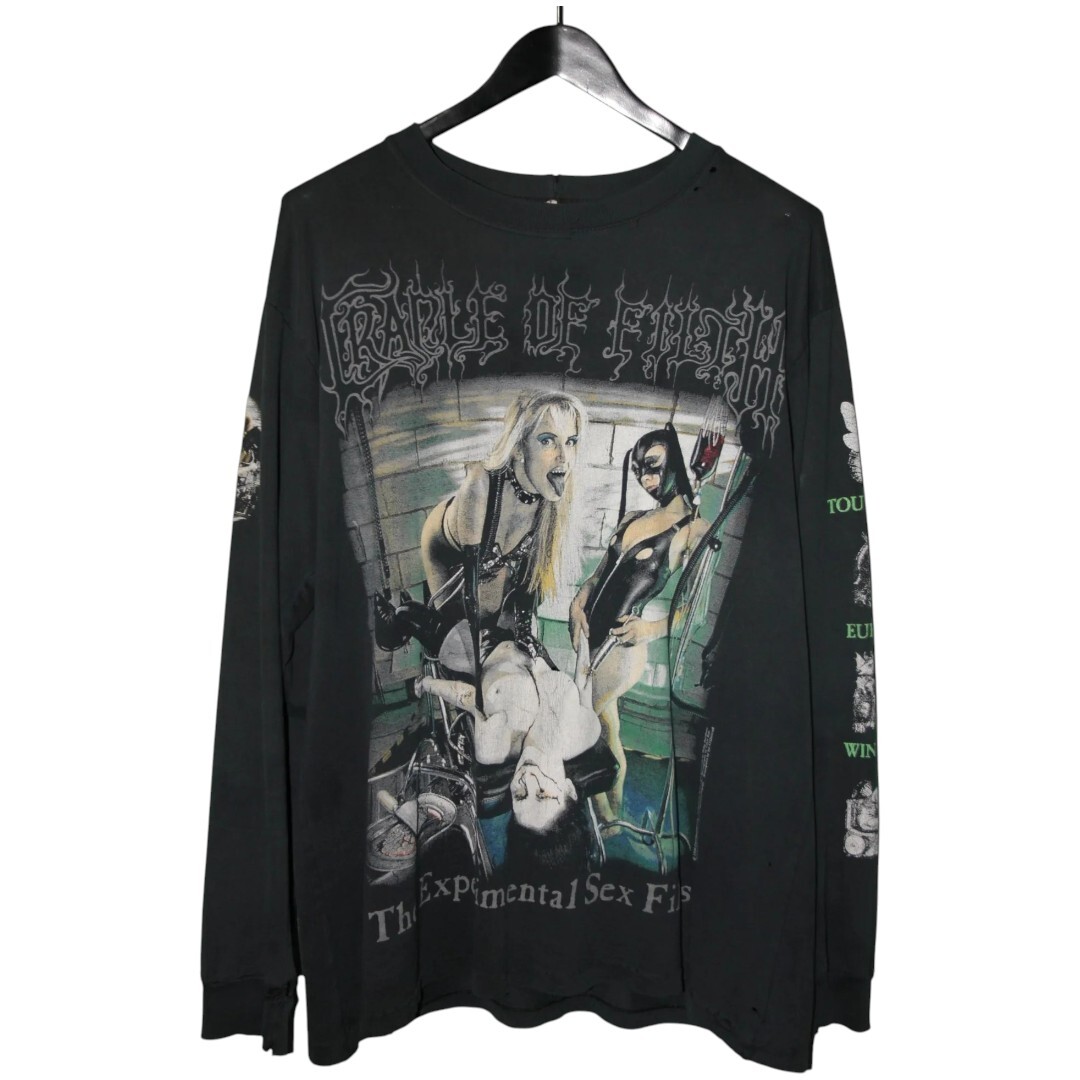 【CRADLE OF FILTH】クレイドル・オブ・フィルス “The Experimental Sex Files” 90’s Vintage ロングスリーブ Tシャツ