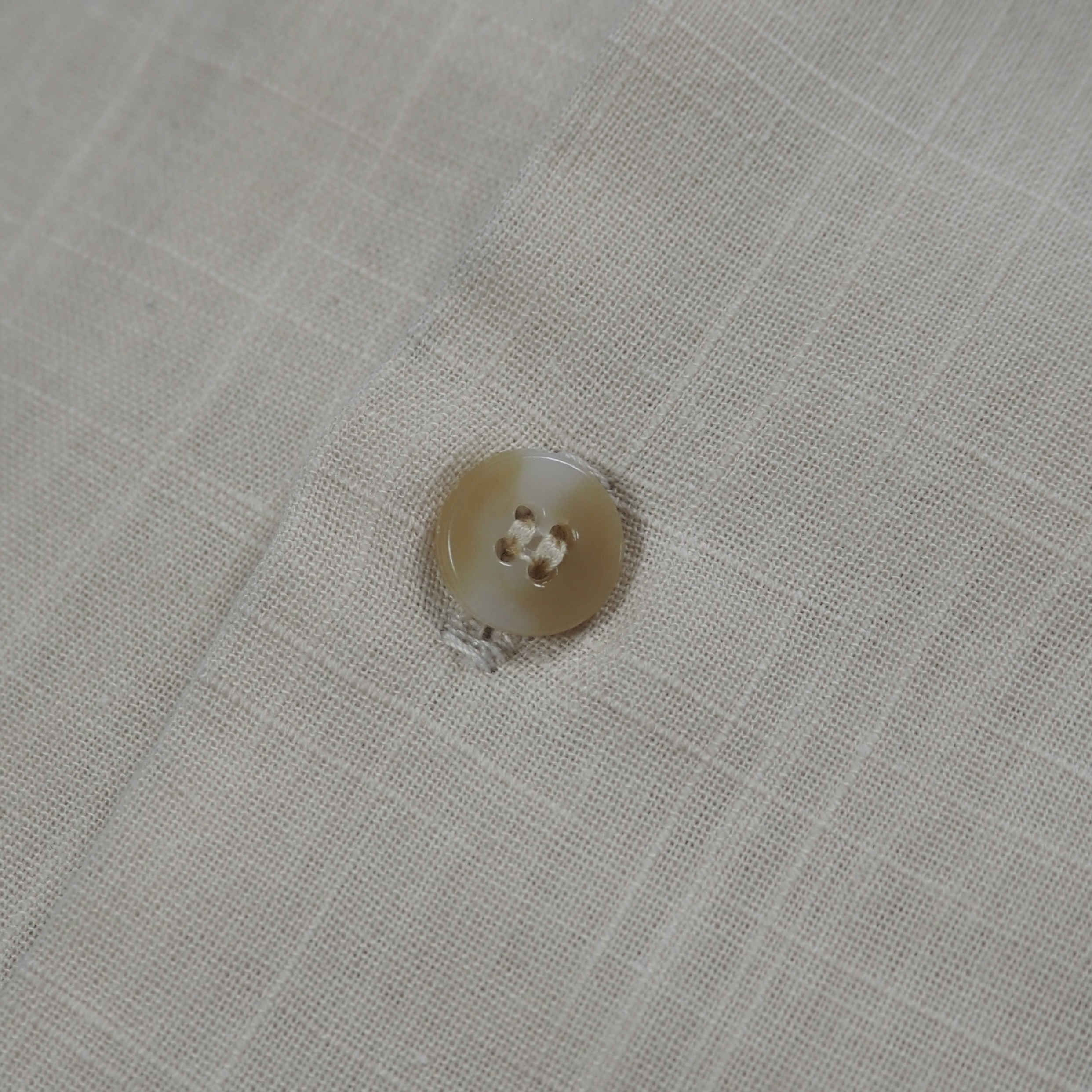 60’s-70’s コットンポリシャツ 開襟ボックス Lサイズ の画像 10