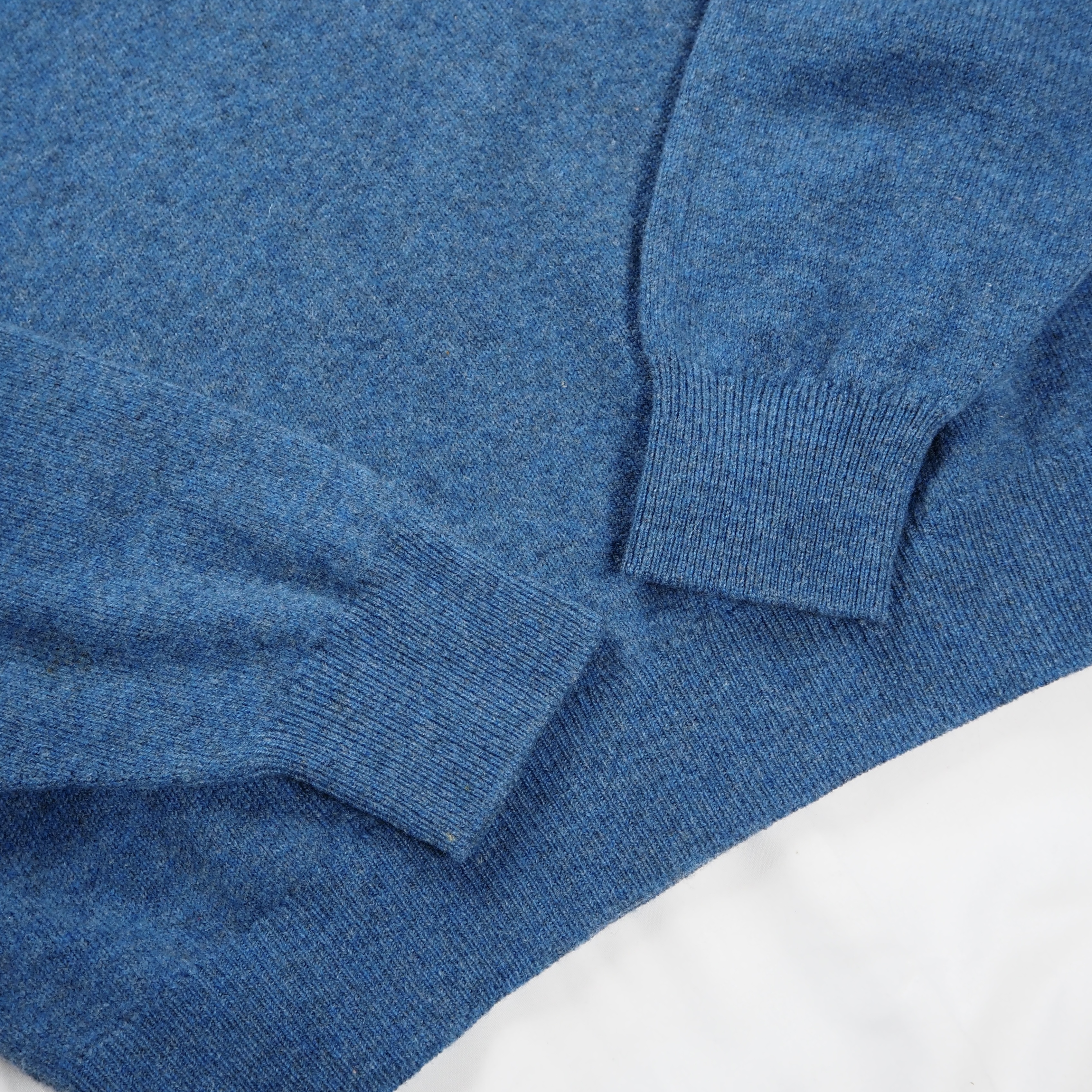 90’s Pringle Lams Wool ニット ブルー の画像 4