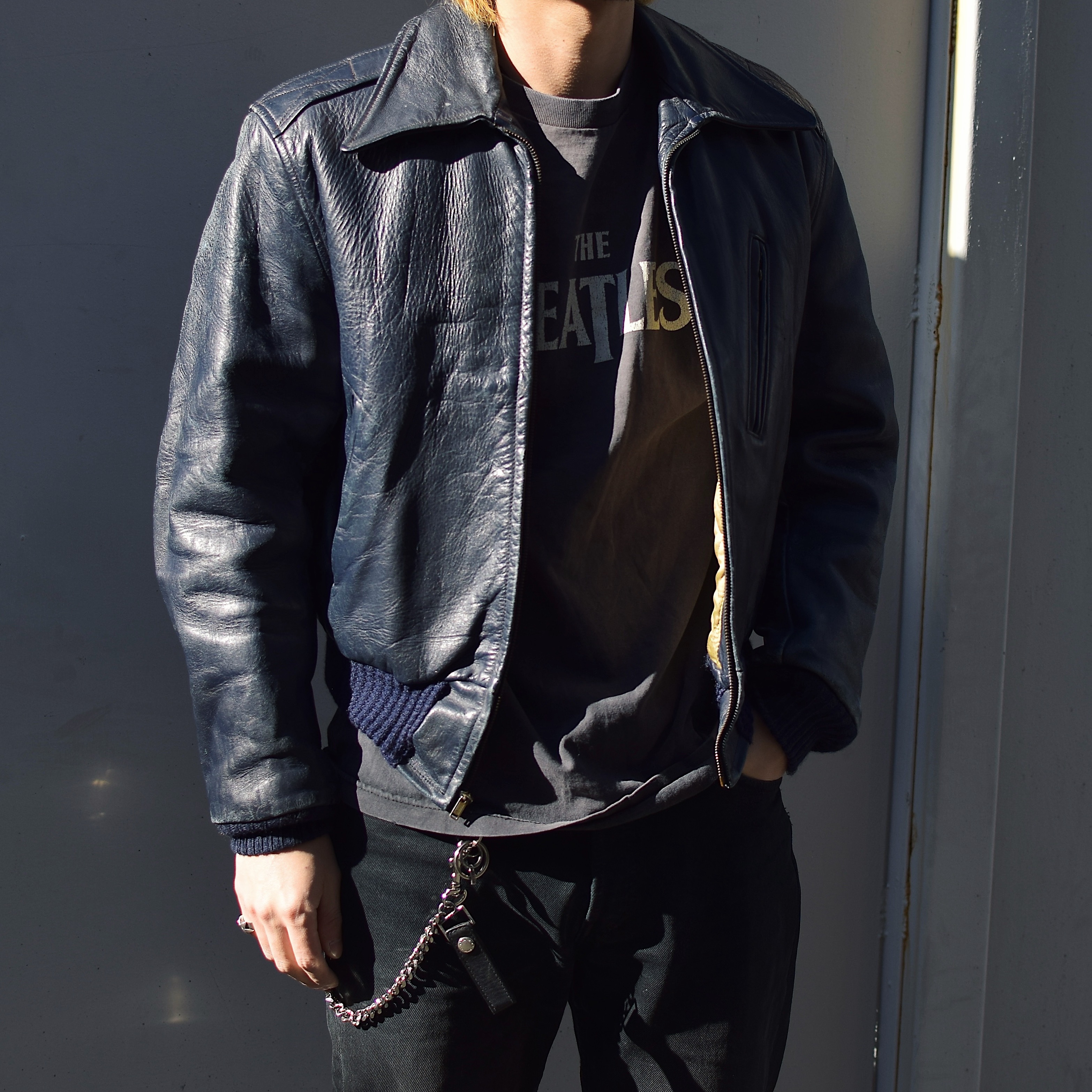 Vintage 40〜50's【Admiral Byrd SPORTS APPAREL】Leather Jacket の画像 3
