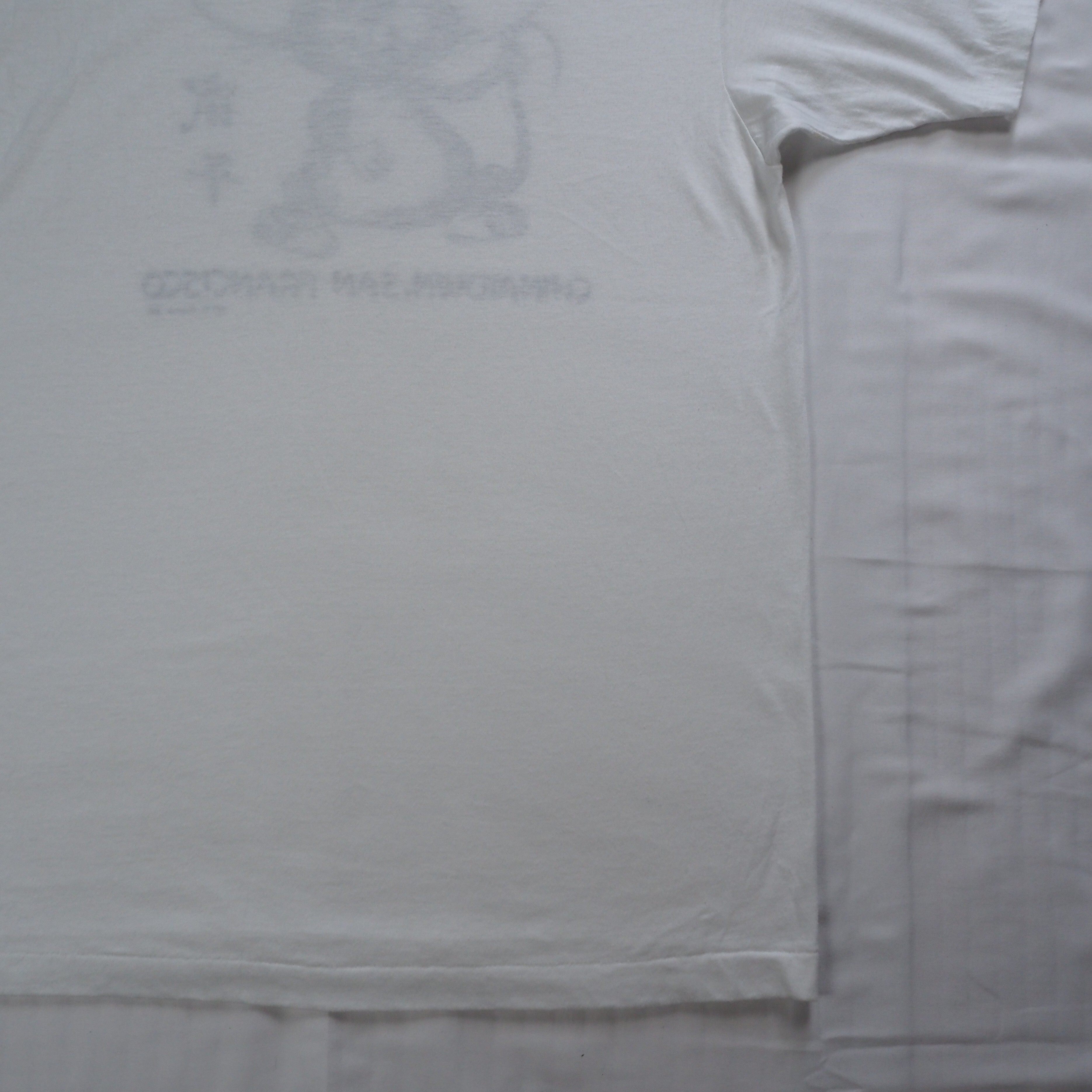 80's Hanes 鼠年Tシャツ Lサイズ ホワイト の画像 17