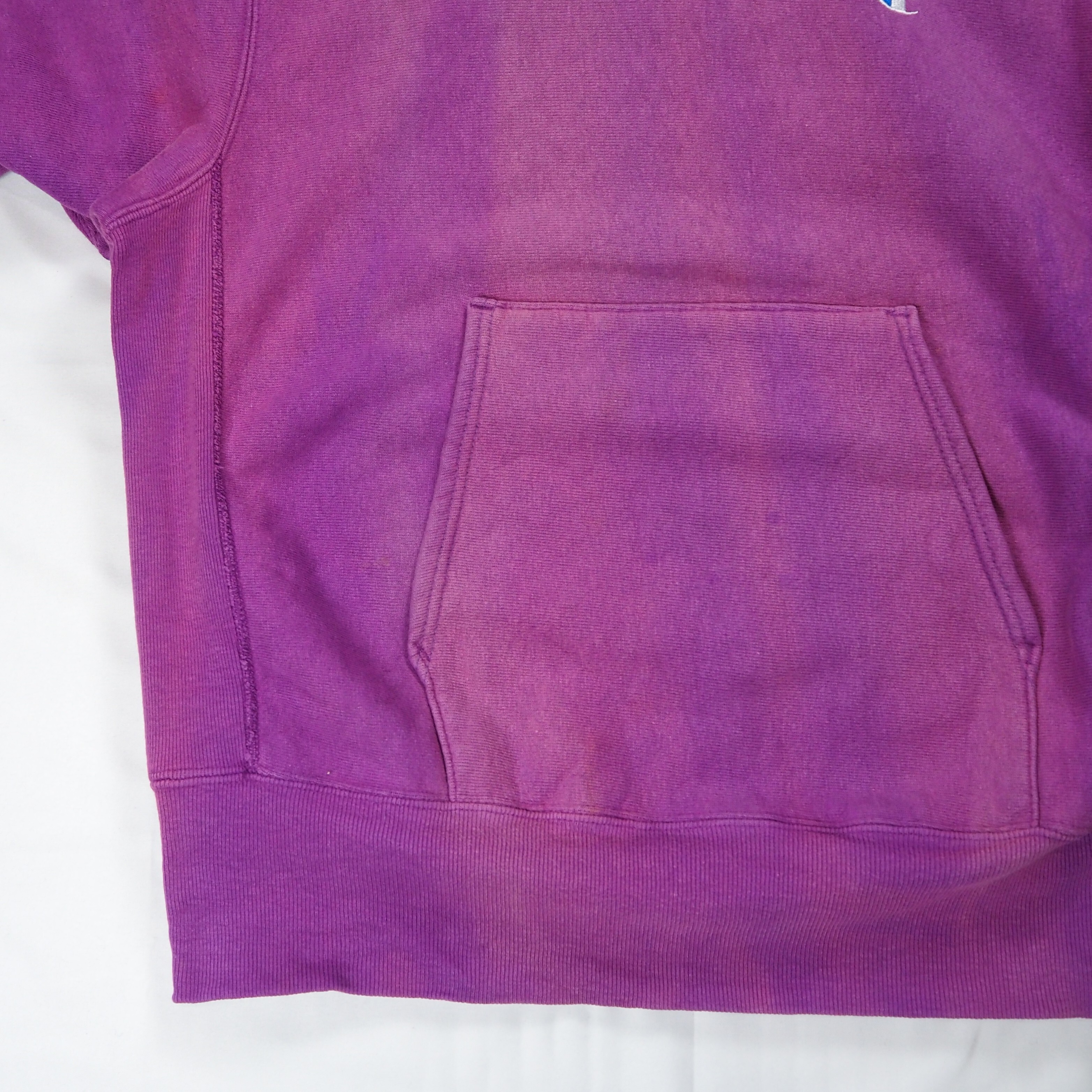 【9/23 20:00入荷】90's Champion リバースフーディ フェード パープル Mサイズ の画像 7