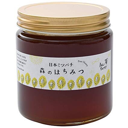 森のはちみつ 日本ミツバチの蜂蜜 400g | Bee happy