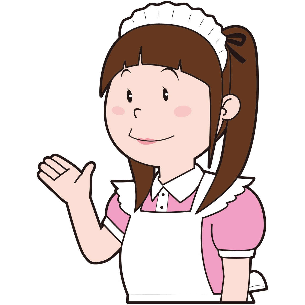メイドさん 左向き Sozaido メイドさん 左向き Sozaido