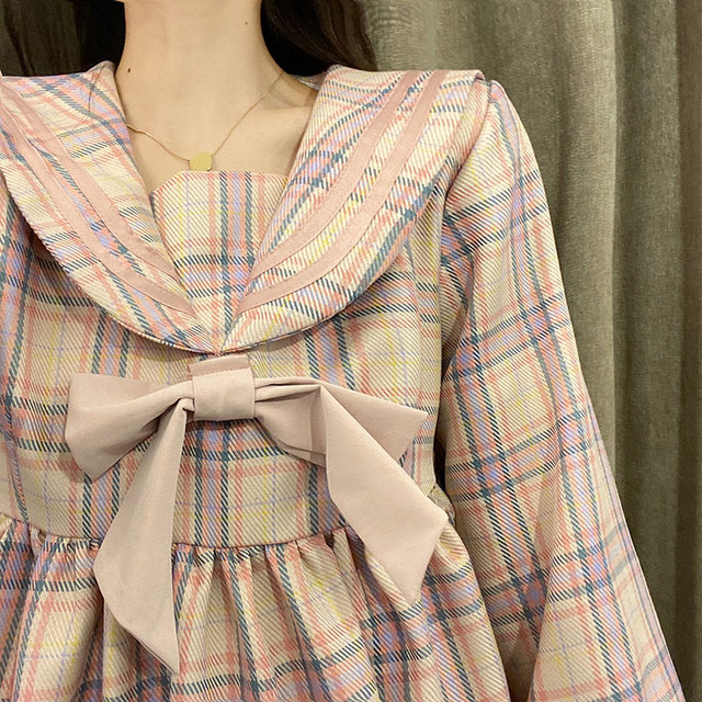 レディースファッション ミモレ丈ワンピース ガーリーコーデ チェック柄 秋冬コーデ 新作 Xlまで More Lluze モア ルーゼ