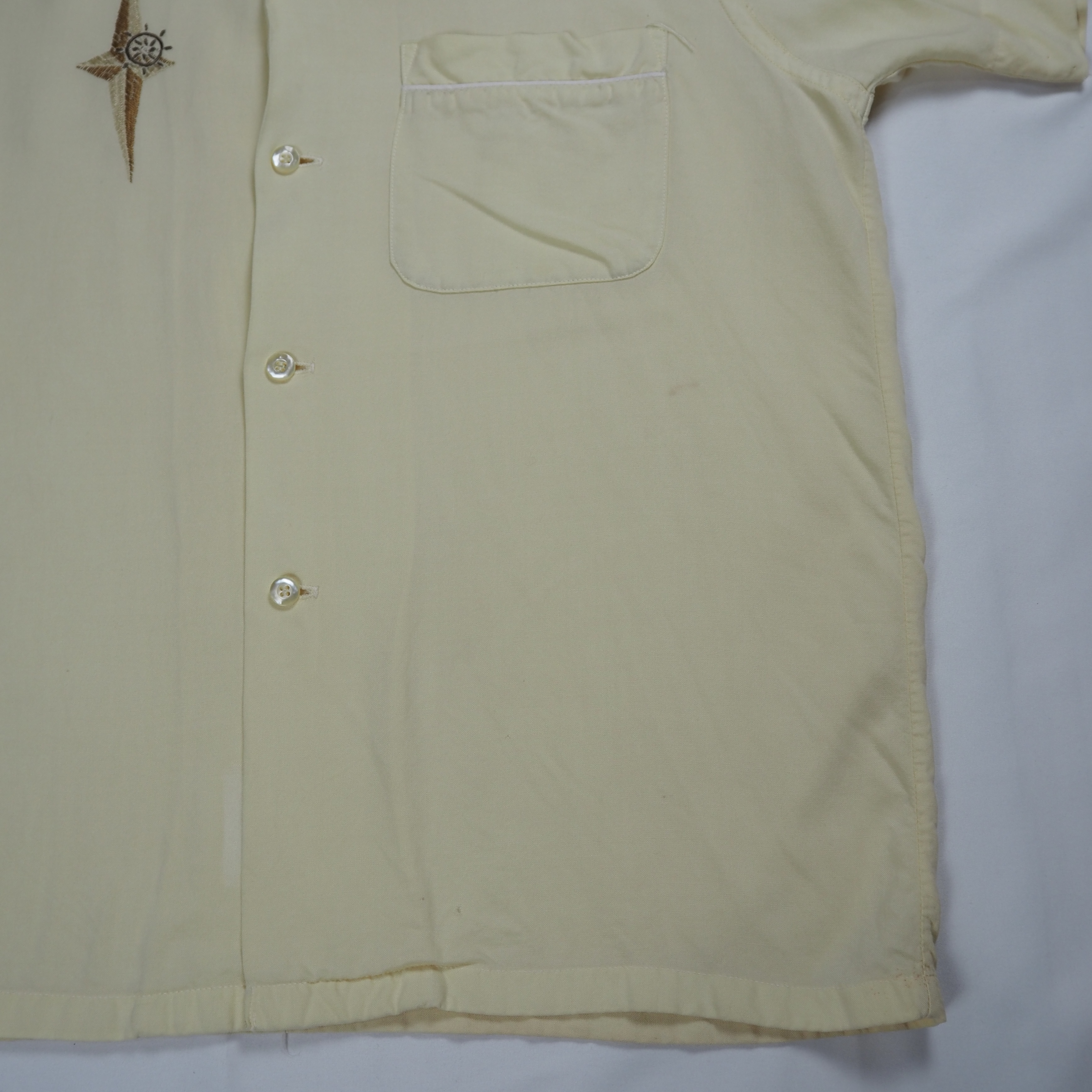 60’s タウンクラフト レーヨンシャツ 半袖 Sサイズ の画像 11