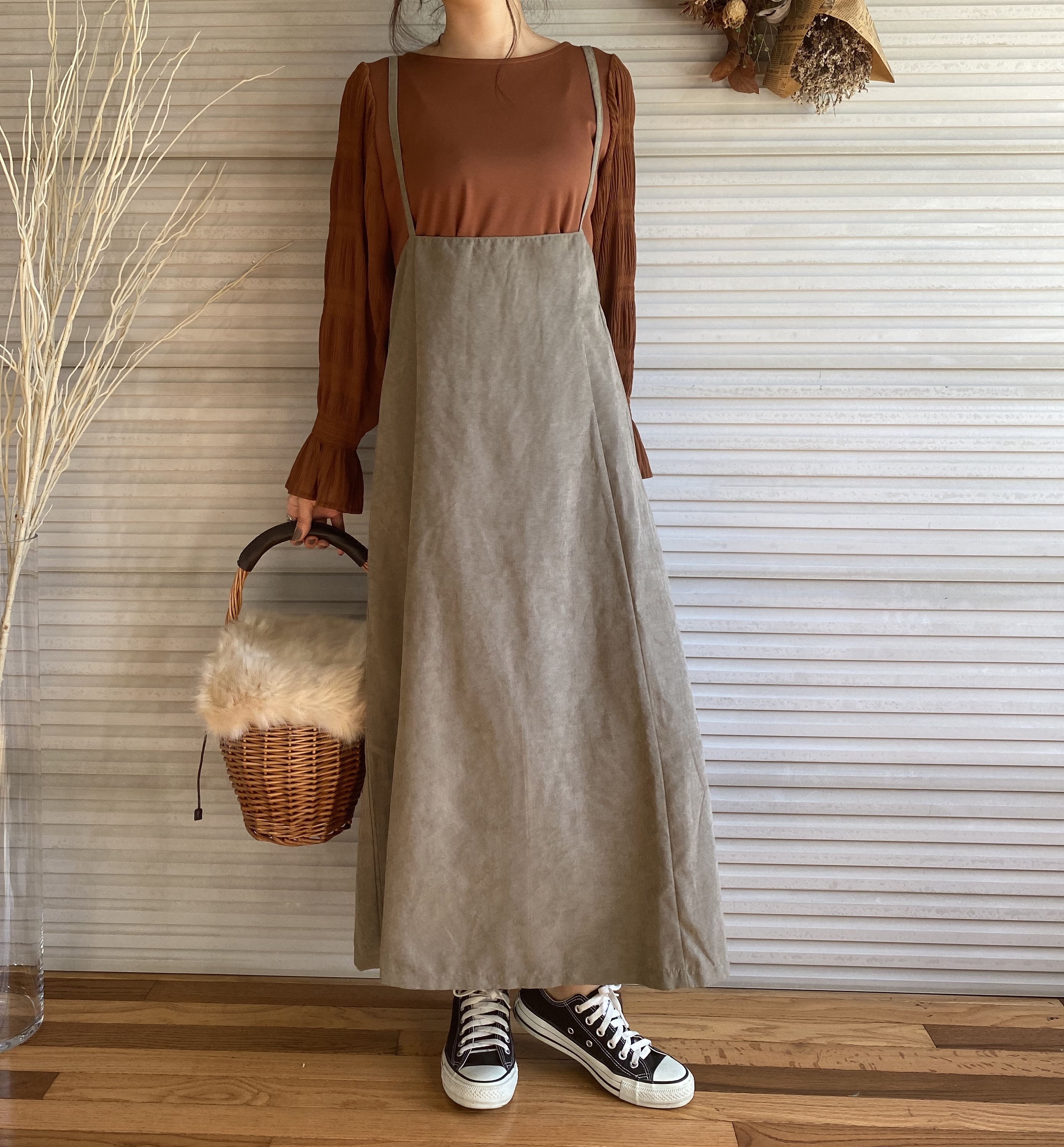 ピーチ素材キャミソールワンピース Emma Ideal ピーチ素材キャミソールワンピース Emma Ideal