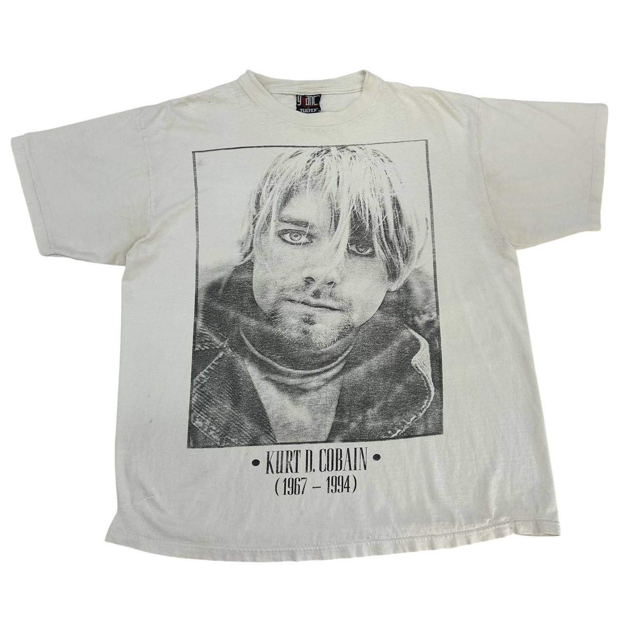 Nirvana Kurt Cobain Memorial 90s Vintage Band T-Shirt GIANT XL