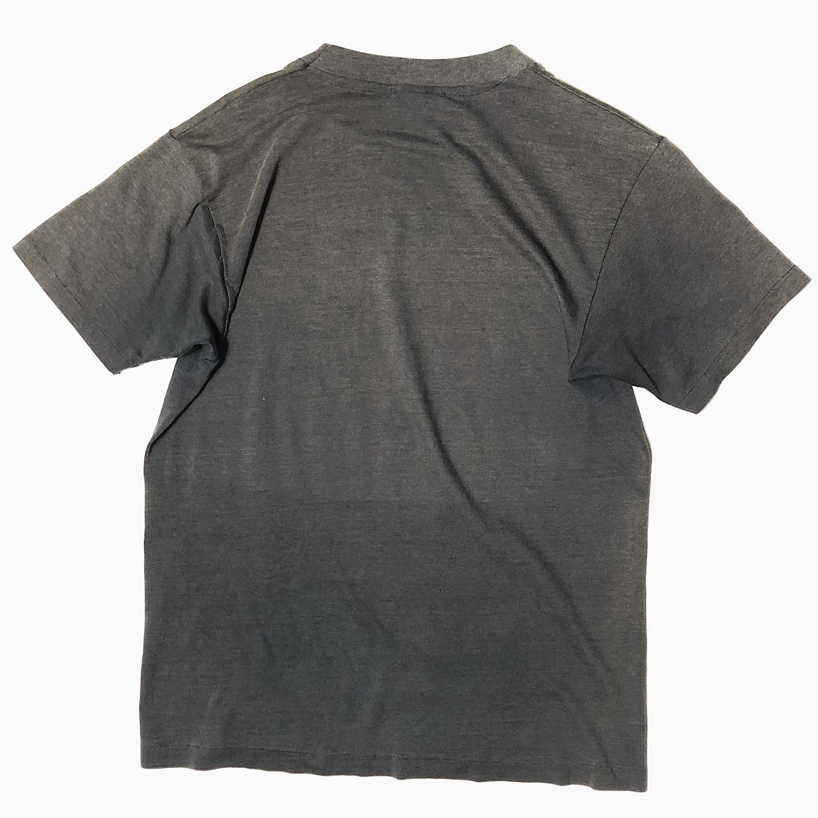 Vintage 80's【Hanes】"A bird in hand is worthless" Grunge T-shirt の画像 2
