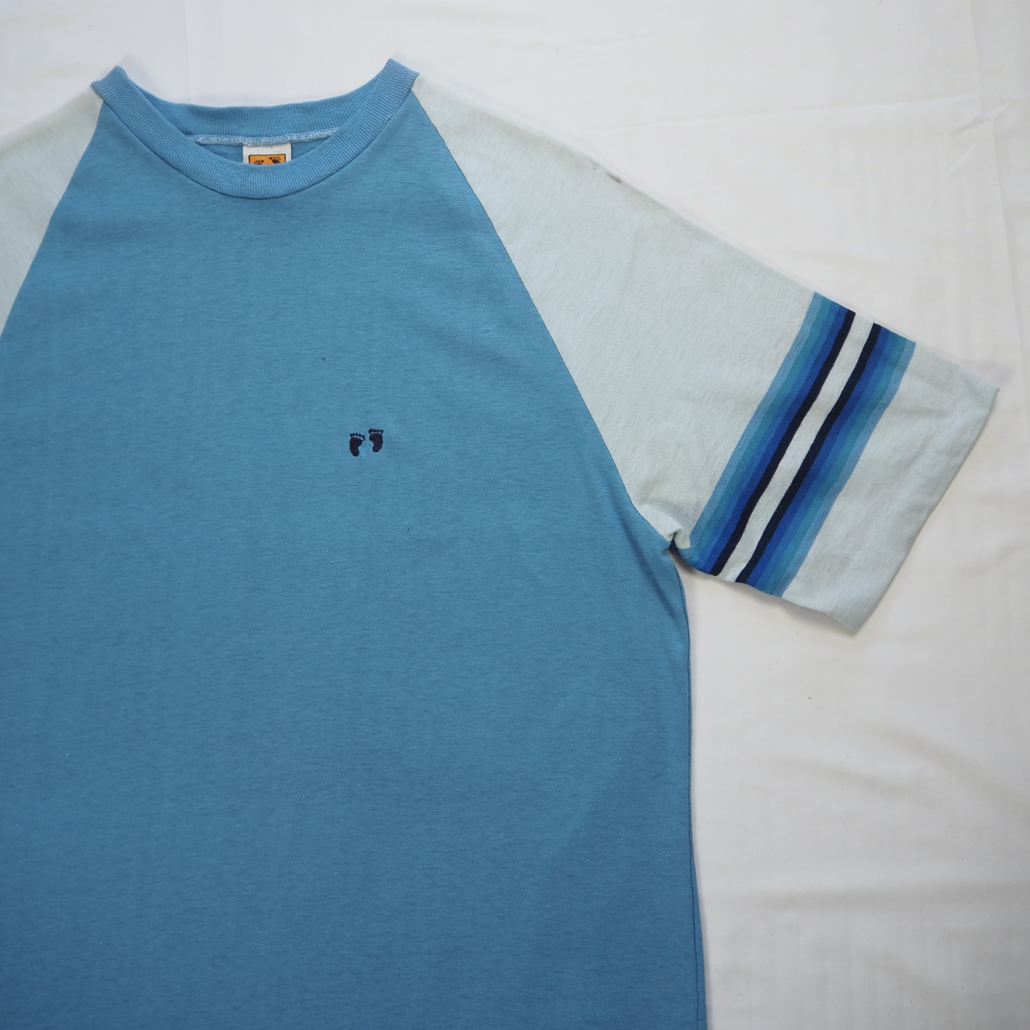 80’s Hang Ten Tシャツ ブルー Mサイズ の画像 8