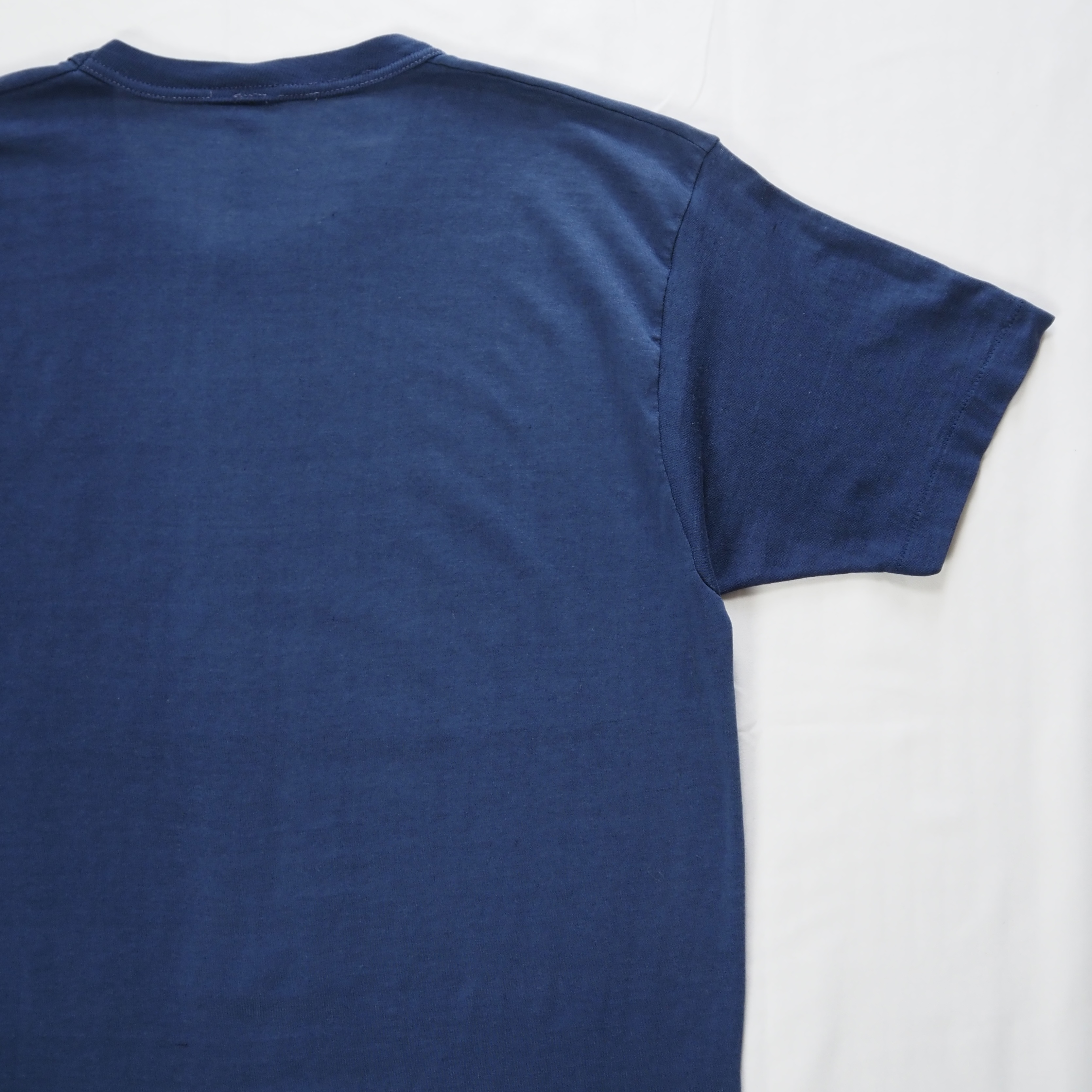 80’s プリントTシャツ ネイビーフェード の画像 13