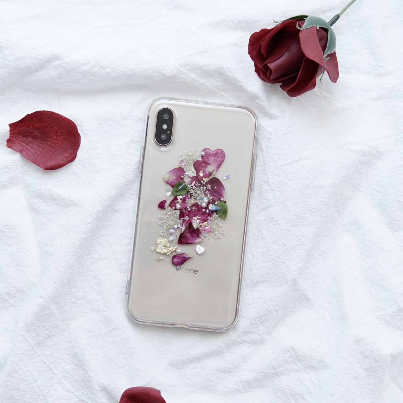 華やかな演出 ザクロ薔薇の花びらで作った押し花ハンドメイドスマホケース 上品 エレガント C Gaacal 華やかな演出 ザクロ薔薇の花びらで作った押し花ハンドメイドスマホケース 上品 エレガント C Gaacal