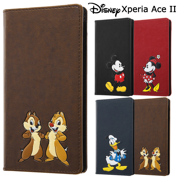 メール便 送料無料 Xperia Ace Ii ディズニー 3way フリップカバー ケース カバー Puレザー 手帳型ケース 手帳型 グッズ ミッキー ミニー ドナルド チップとデール プー エクスペリア エース マークツー Aceii 2 Xperiaaceii So 41b スマホケース スマホカバー S In 7h631