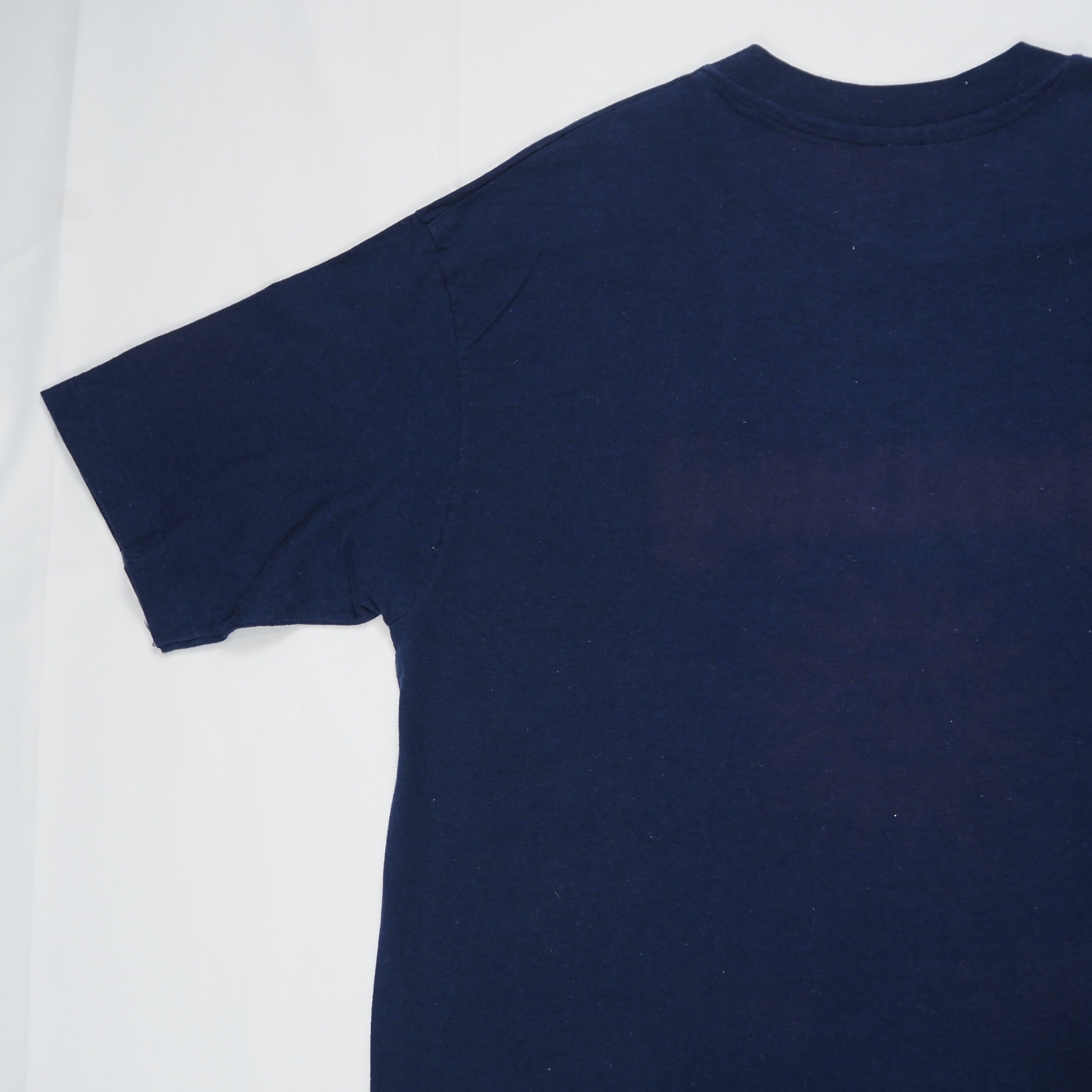 90’s Hanes プリントTシャツ オールドイングリッシュ XL ネイビー の画像 12