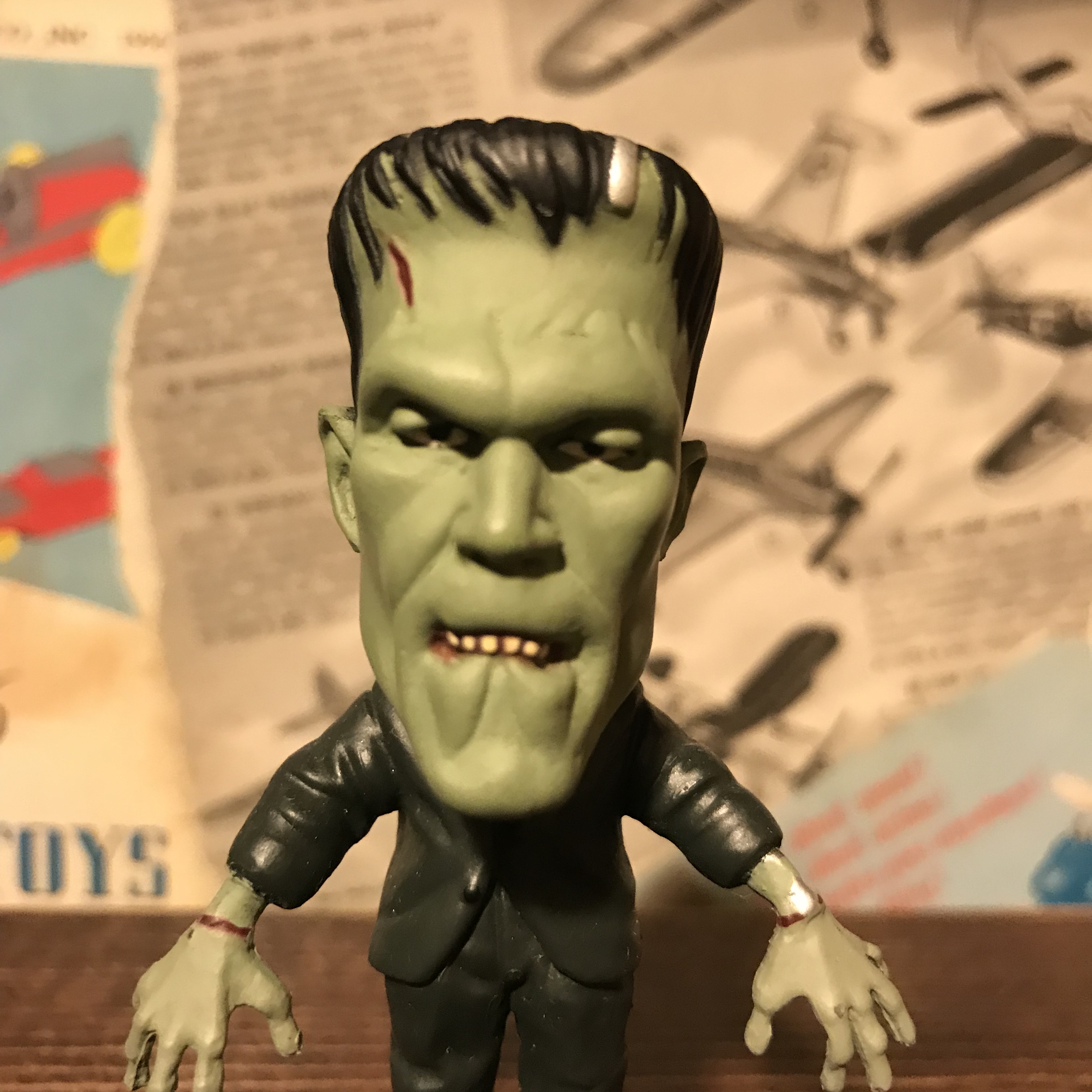 フランケンシュタインの怪物 ユニバーサルモンスター Little Big Head リトルビッグヘッド サイドショウ 1998 Toys A
