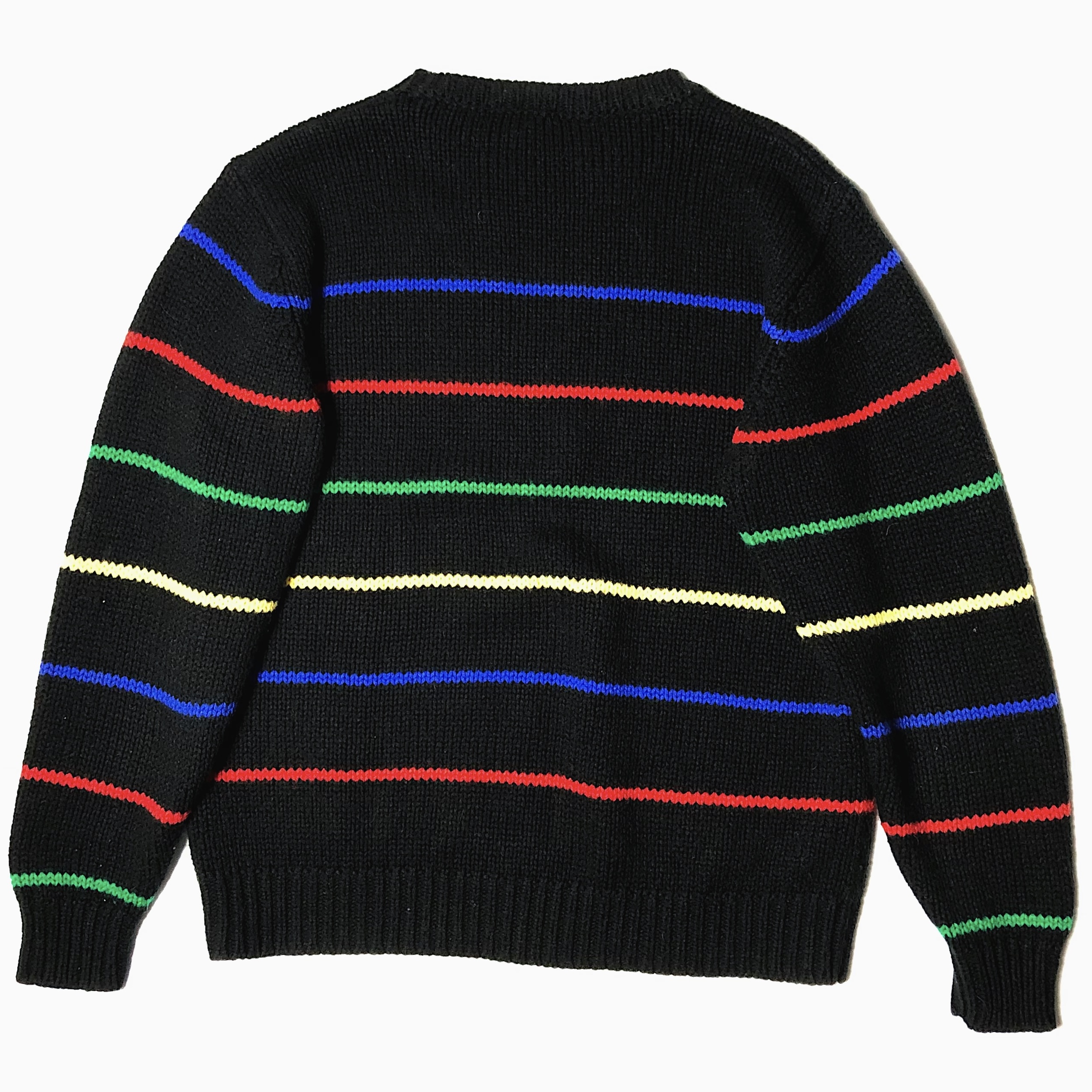 Vintage 80's【Susan ess】Striped Knit Sweater の画像 2