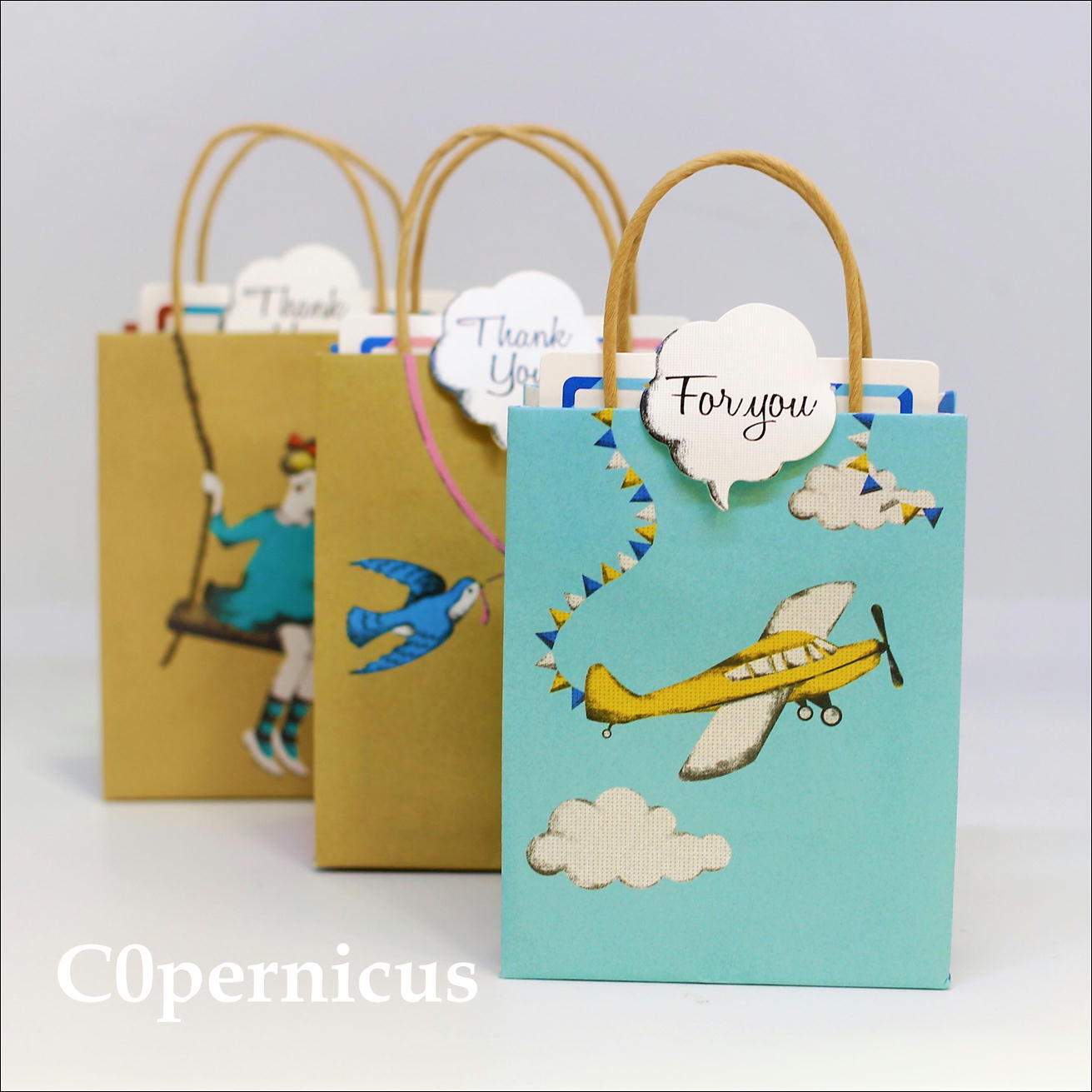 メッセージカード 紙袋 ギフト袋 Web限定価格 女の子ブランコ 浜松雑貨屋 C0pernicus 便箋 紙袋レターセット C0pernicus コペルニクス 浜松雑貨屋