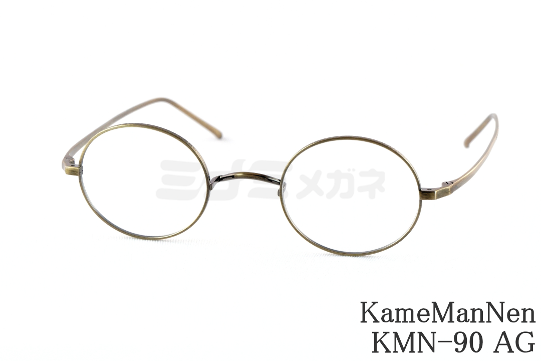KameManNen カメマンネン　KMN-99 MBK マットブラック　丸眼鏡 KameManNen カメマンネン / KMN 99 / MBK マットブラック / メガネ