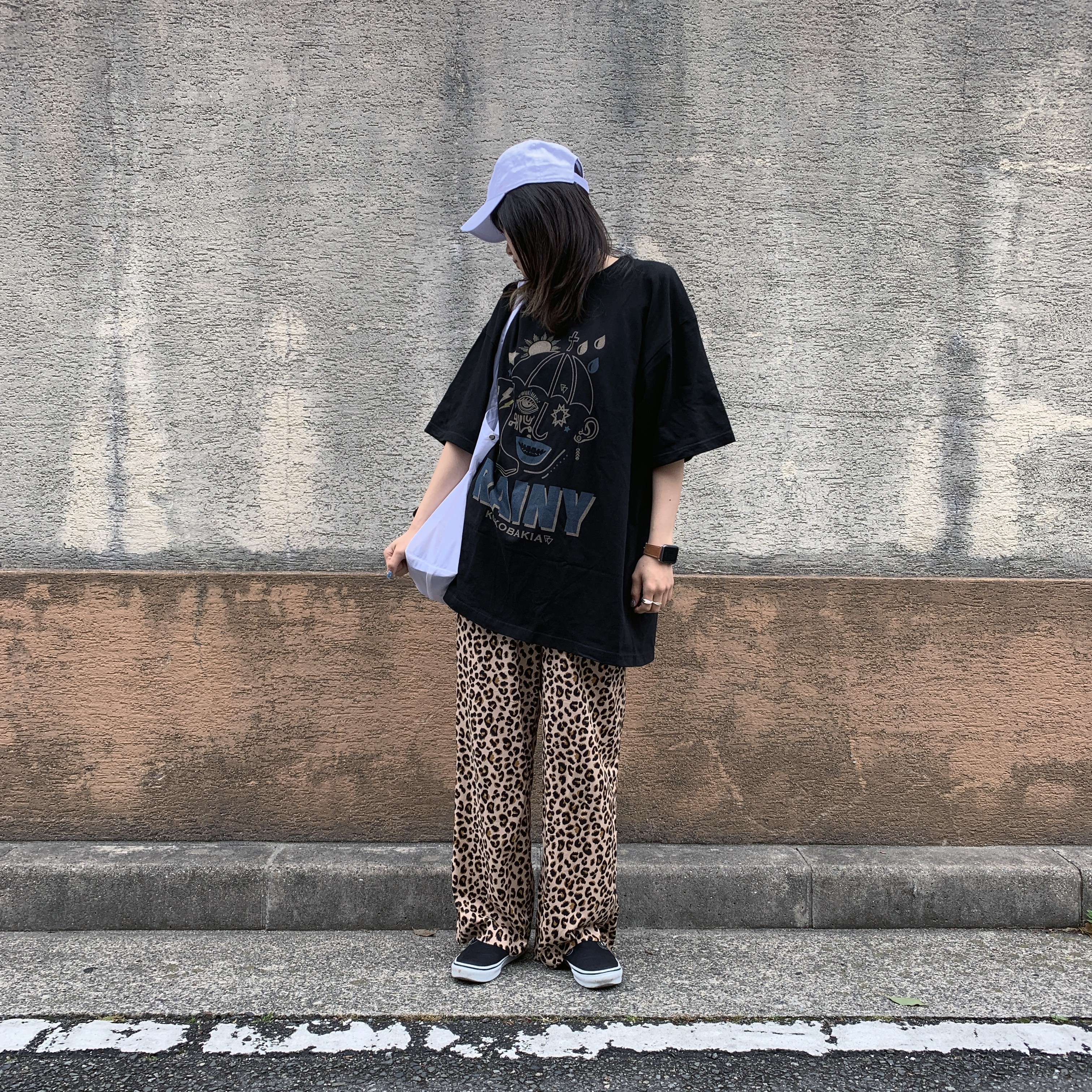 半袖tシャツ ロンt カットソー Rainy レイニー ブラック メンズ