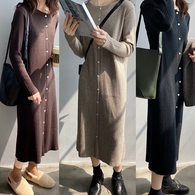 ワンピース ロングワンピース タイト リブ 縦ライン リブニット ストライプ ボタン 前開き カジュアル ナチュラル クルーネック プチプラレディースファッション通販 Yboueki ワンピース ロングワンピース タイト リブ 縦ライン リブニット ストライプ ボタン 前開き カジュアル ナチュラル クルーネック プチプラレディースファッション通販 Yboueki