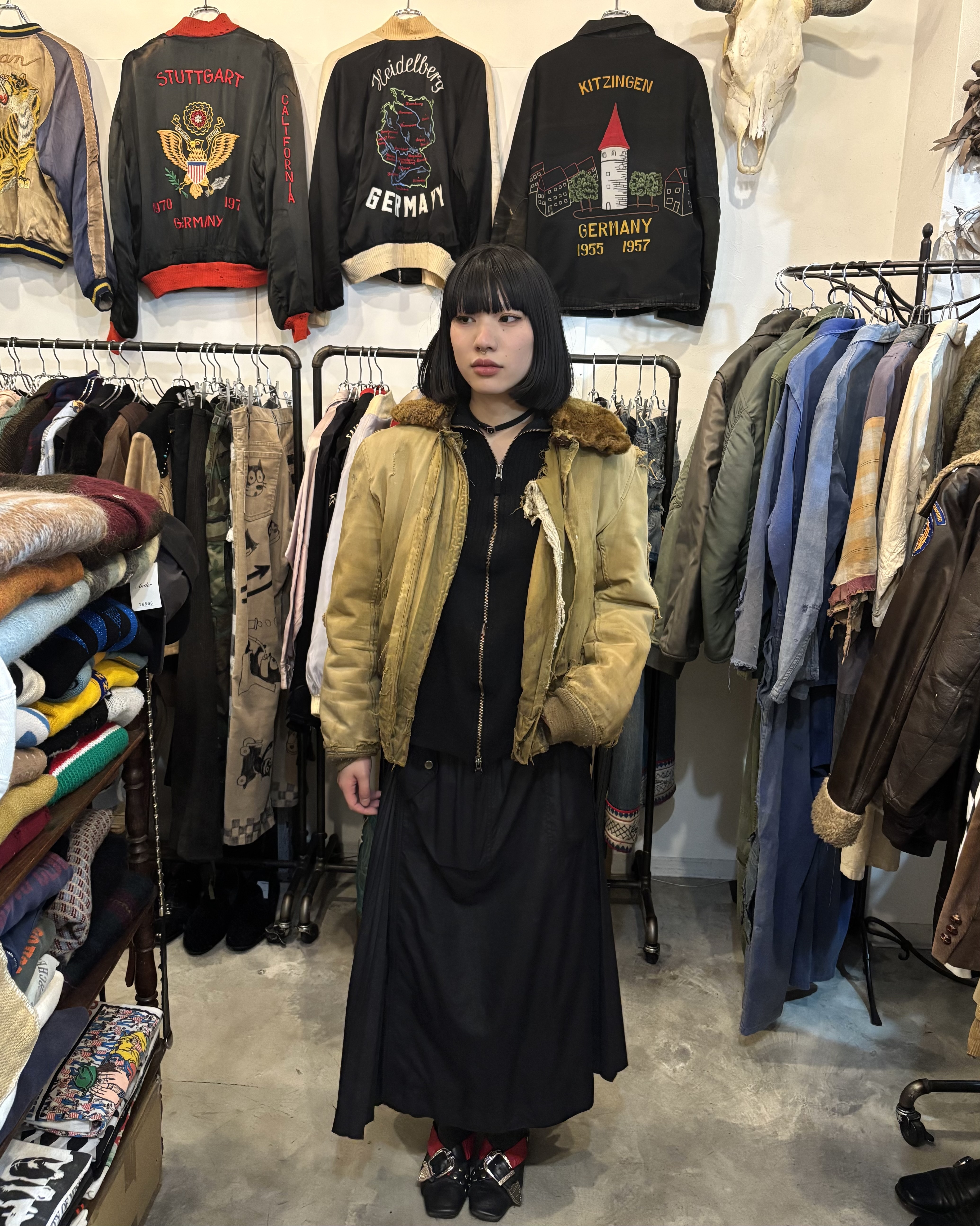Vintage 40〜50's Grunge B-15 Flight Jacket の画像 4
