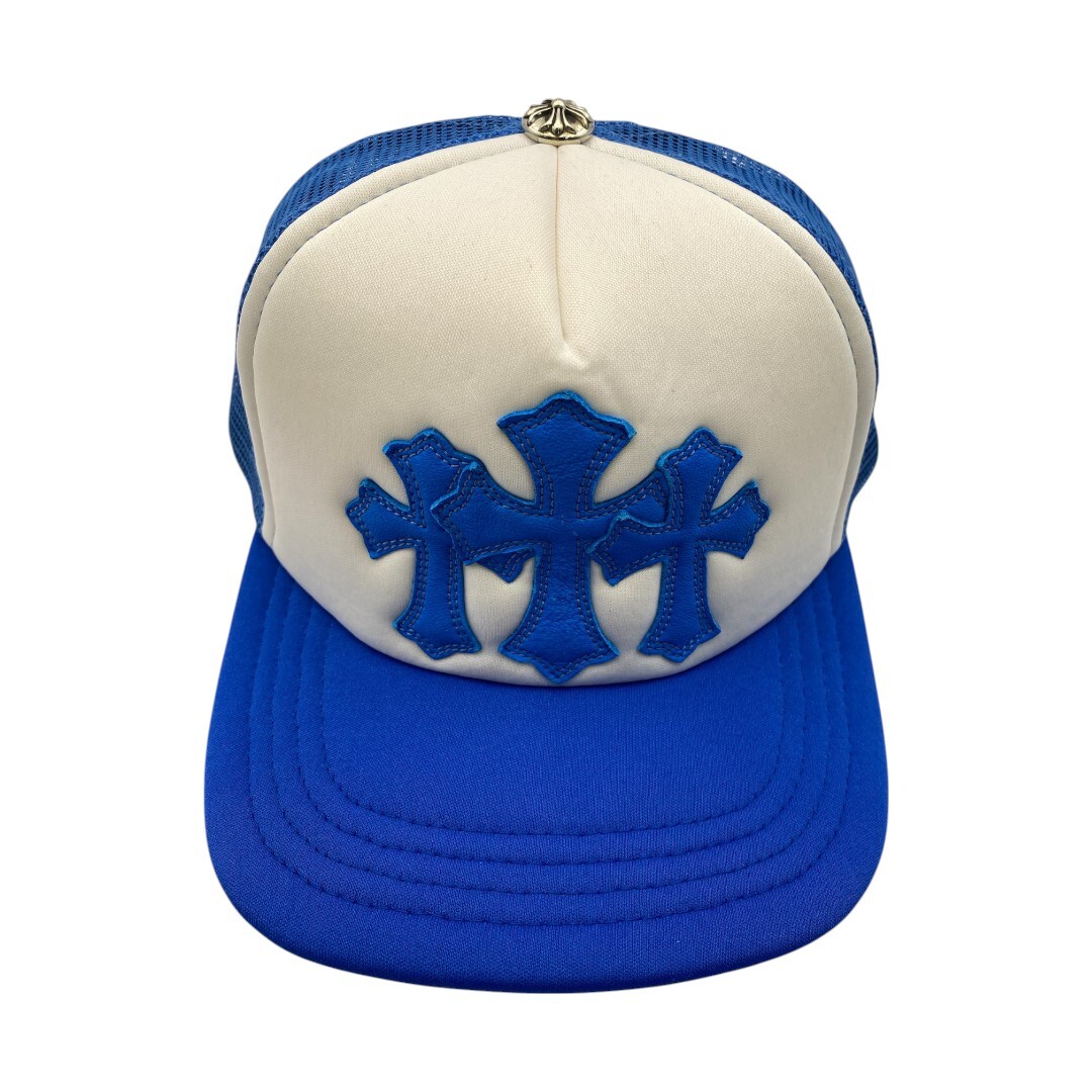 【CHROME HEARTS】クロムハーツ TRUCKER CAP/トラッカーキャップ 3セメタリーレザーパッチメッシュキャップ メンズ