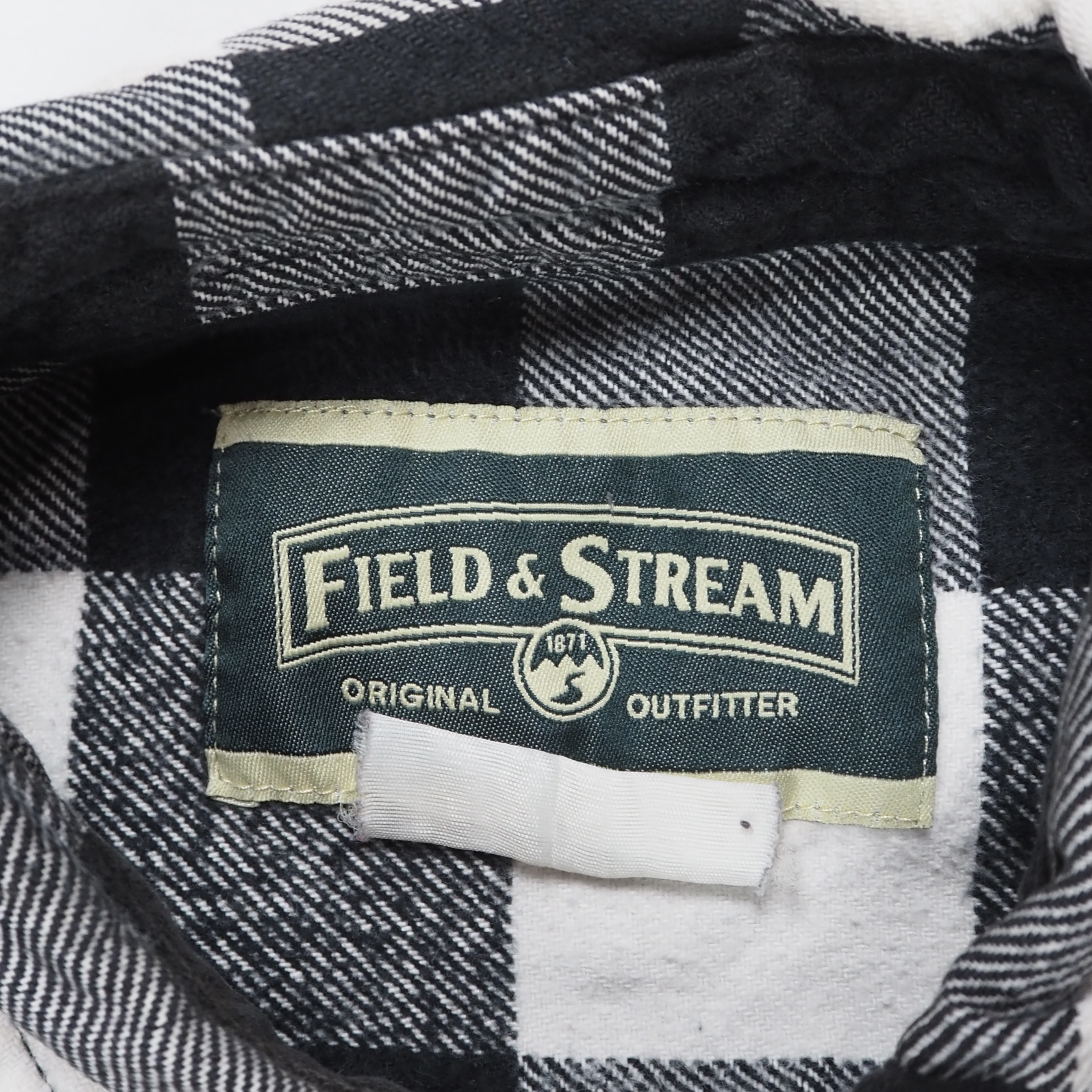 00’s Field and Stream ヘヴィネル ブラック×ホワイト の画像 6