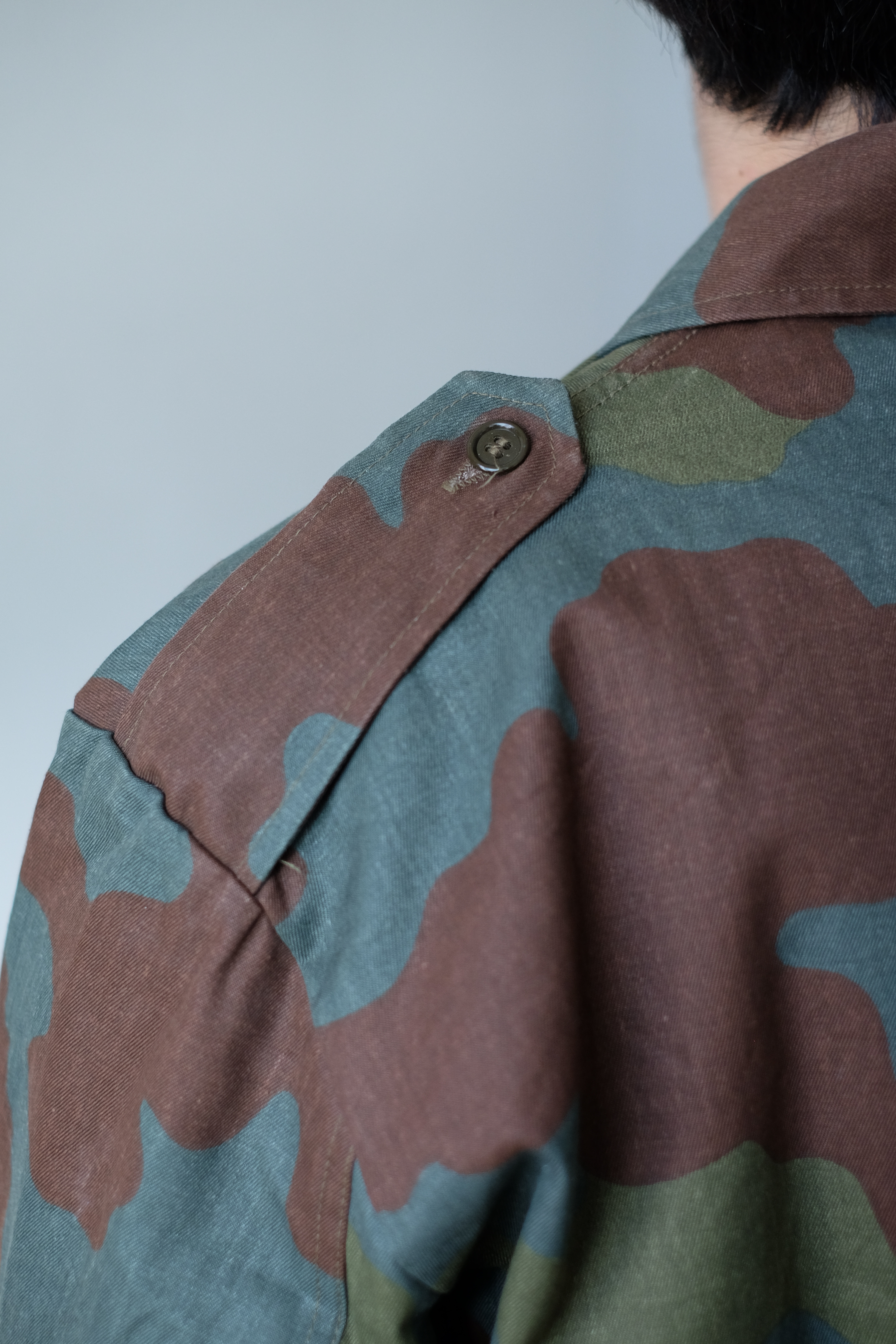 Italian military san marco camo field jacket “one wash” の画像 7