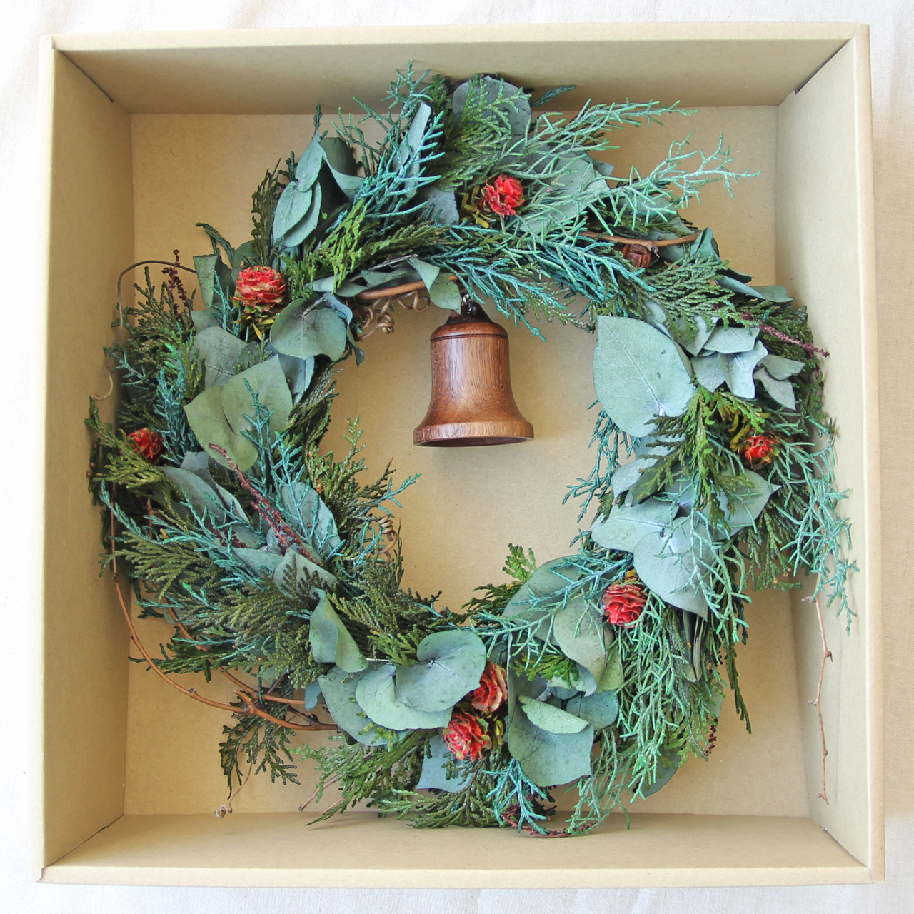 クリスマスリース 木のベル付き Petalwork 木の家具 小物 クリスマスリース 木のベル付き Petalwork 木の家具 小物