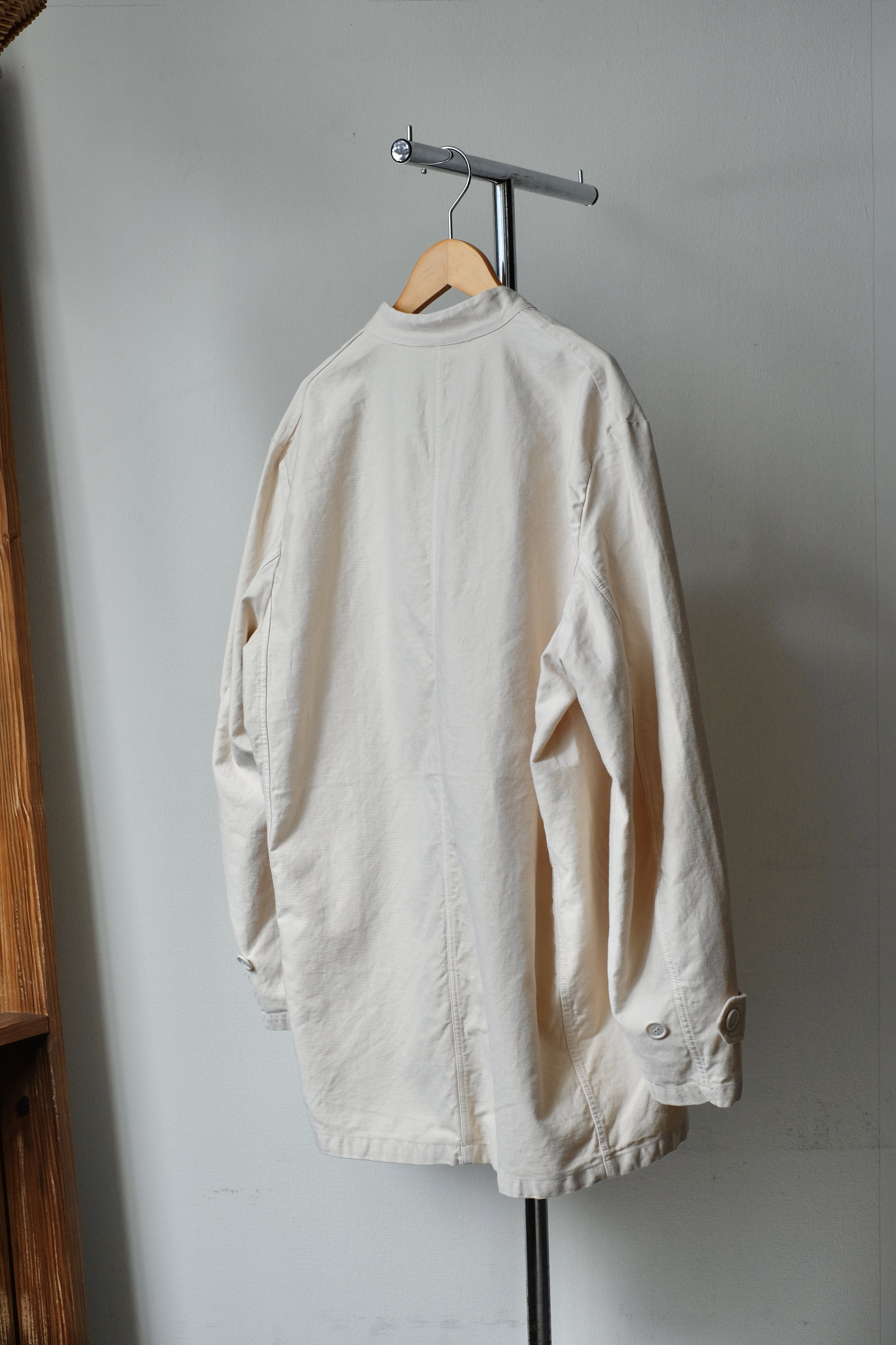 Italian military over dye cook jacket “over dye” の画像 7