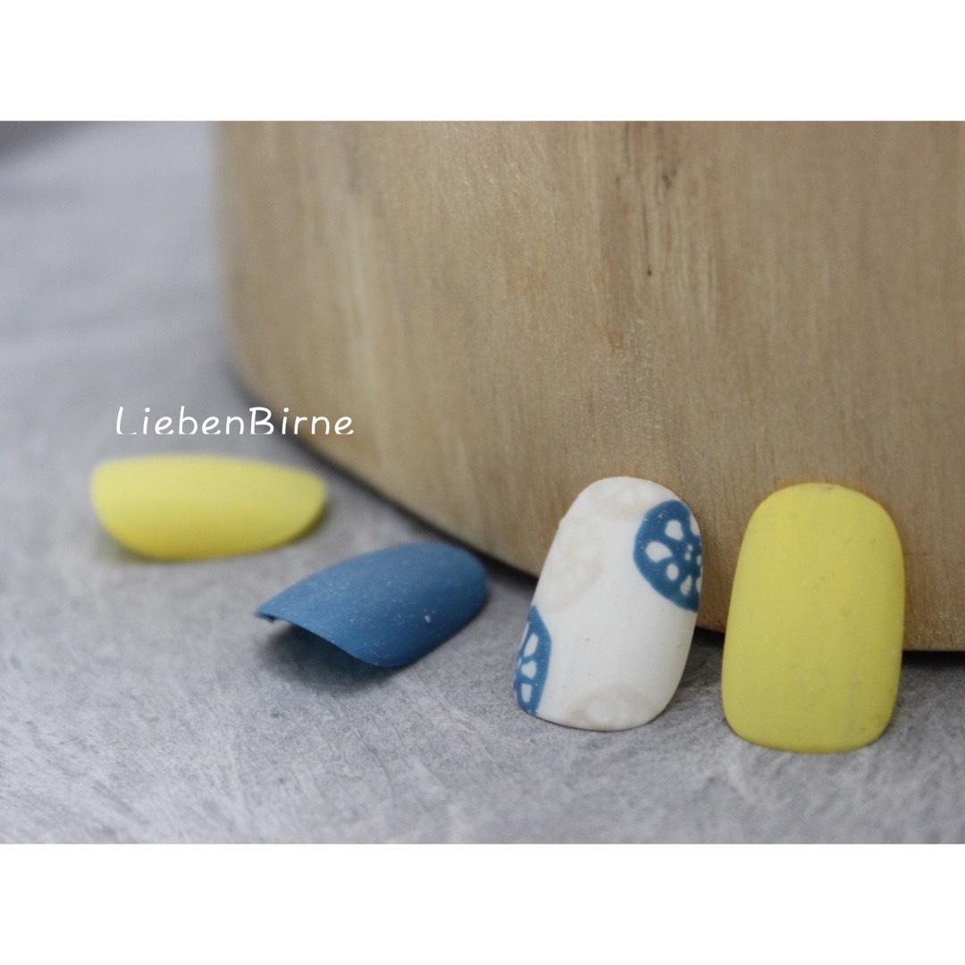 北欧風れんこんのネイル Liebenbirne ネイルチップ