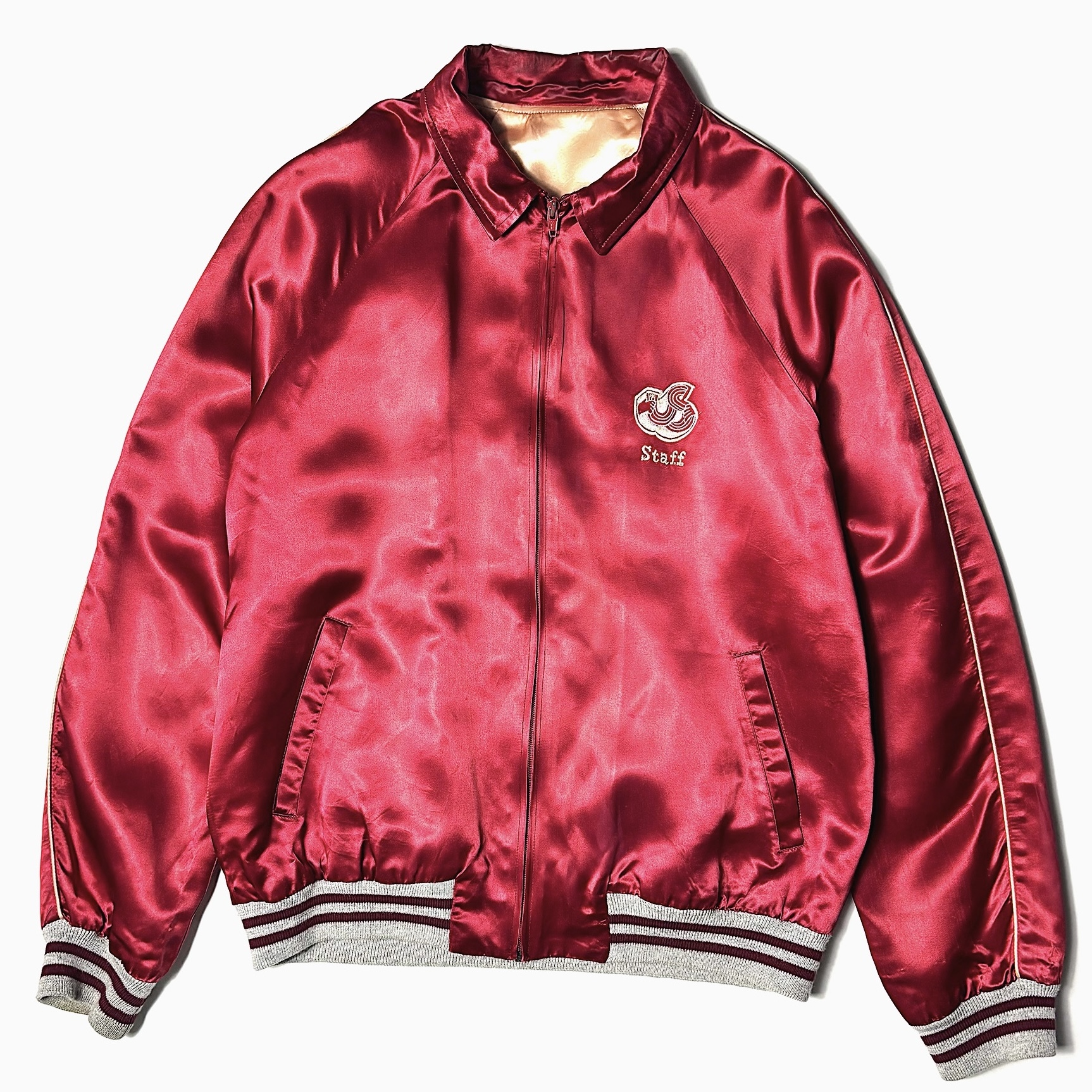 Vintage 80’s【LP DESIGNS】"THE US FESTIVAL" Satin Jacket の画像 2