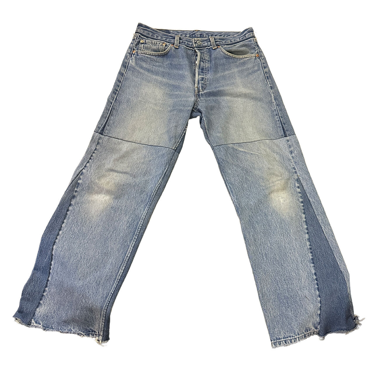 【READYMADE】WIDE FLARE DENIM PANTS