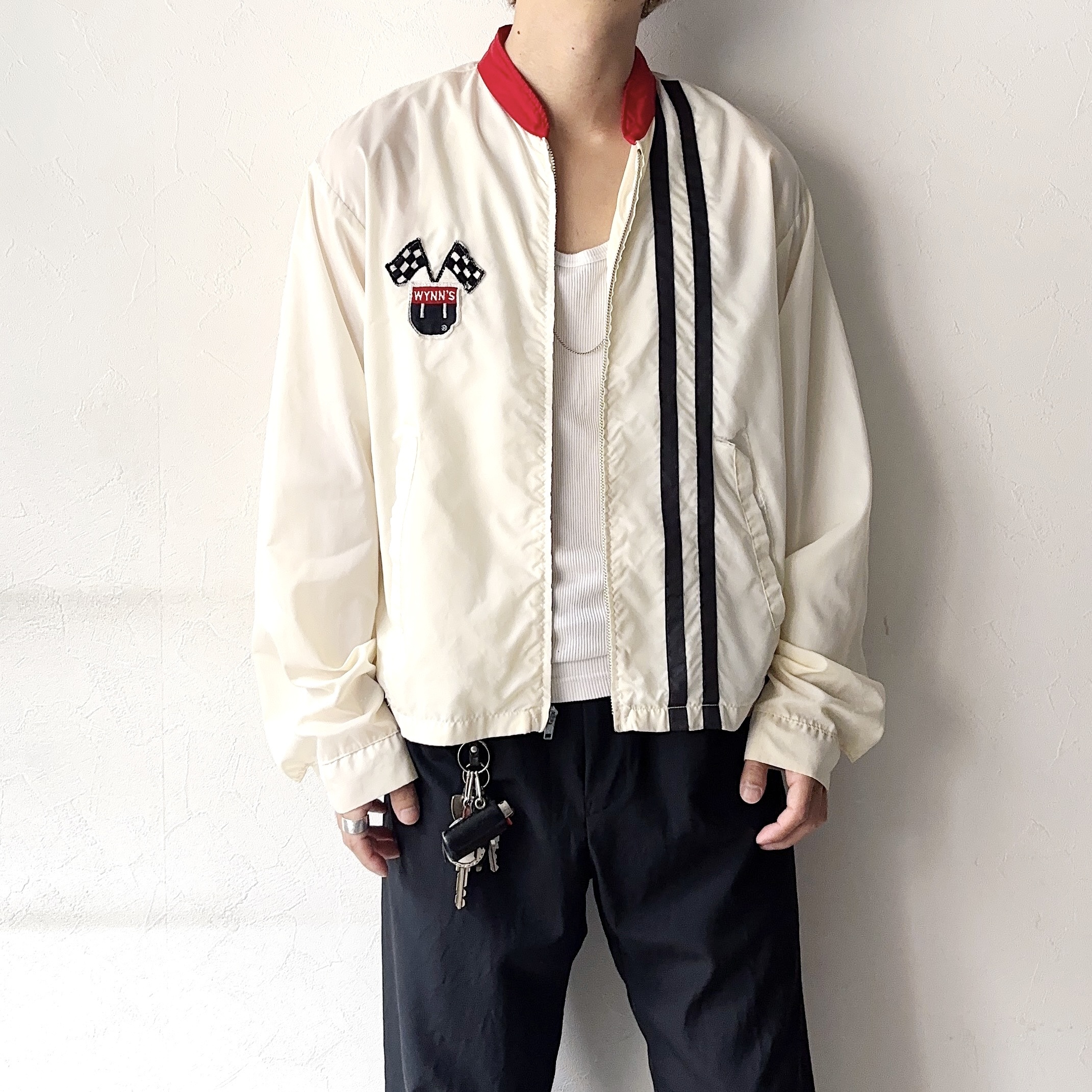 Vintage 60～70's【Louisville】"WYNN'S" Nylon Lacing Jacket の画像 3