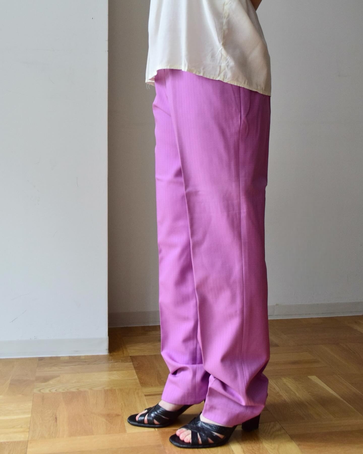 Polyester easy slacks〜dead stock〜① の画像 2