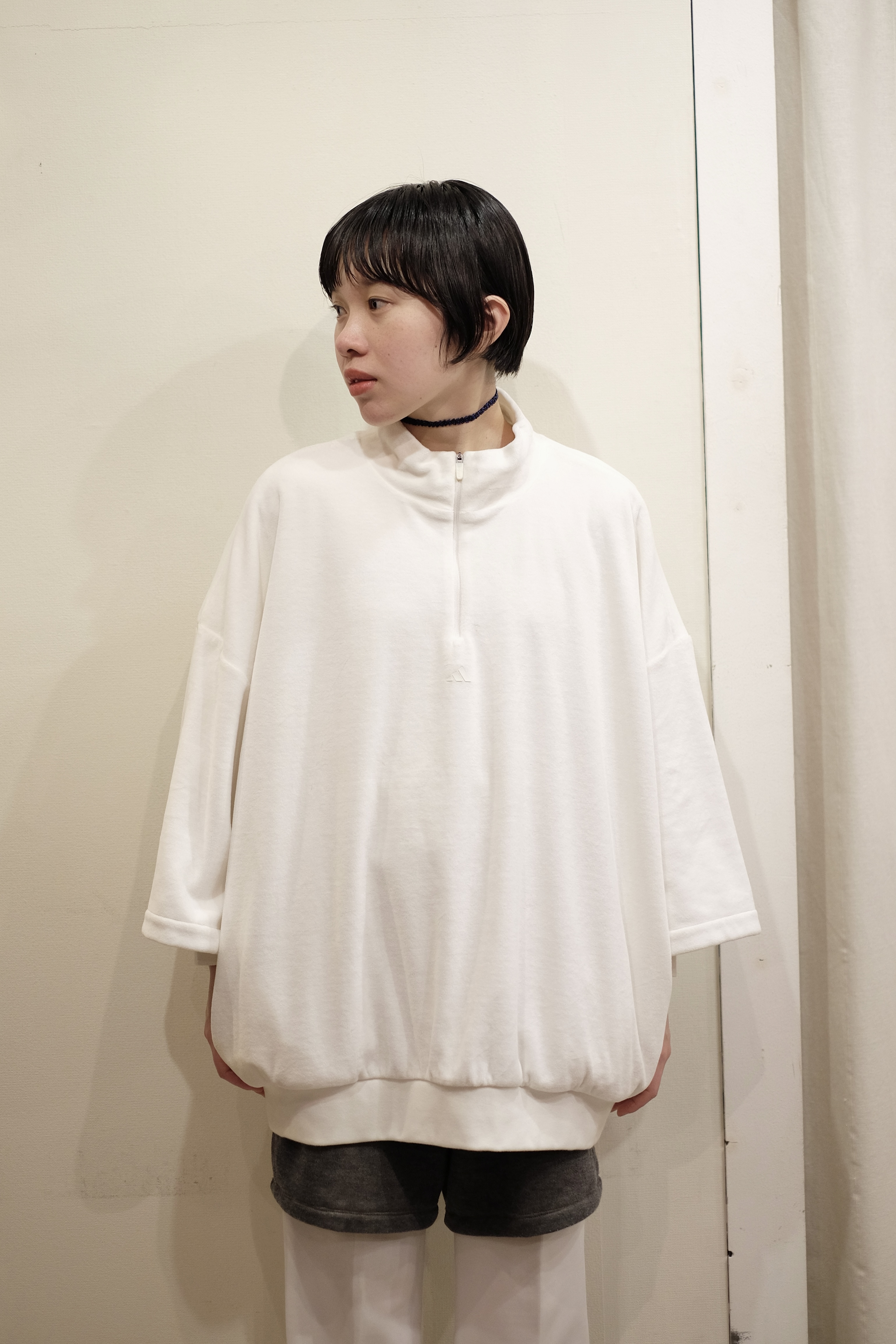 adidas design half zip sweat