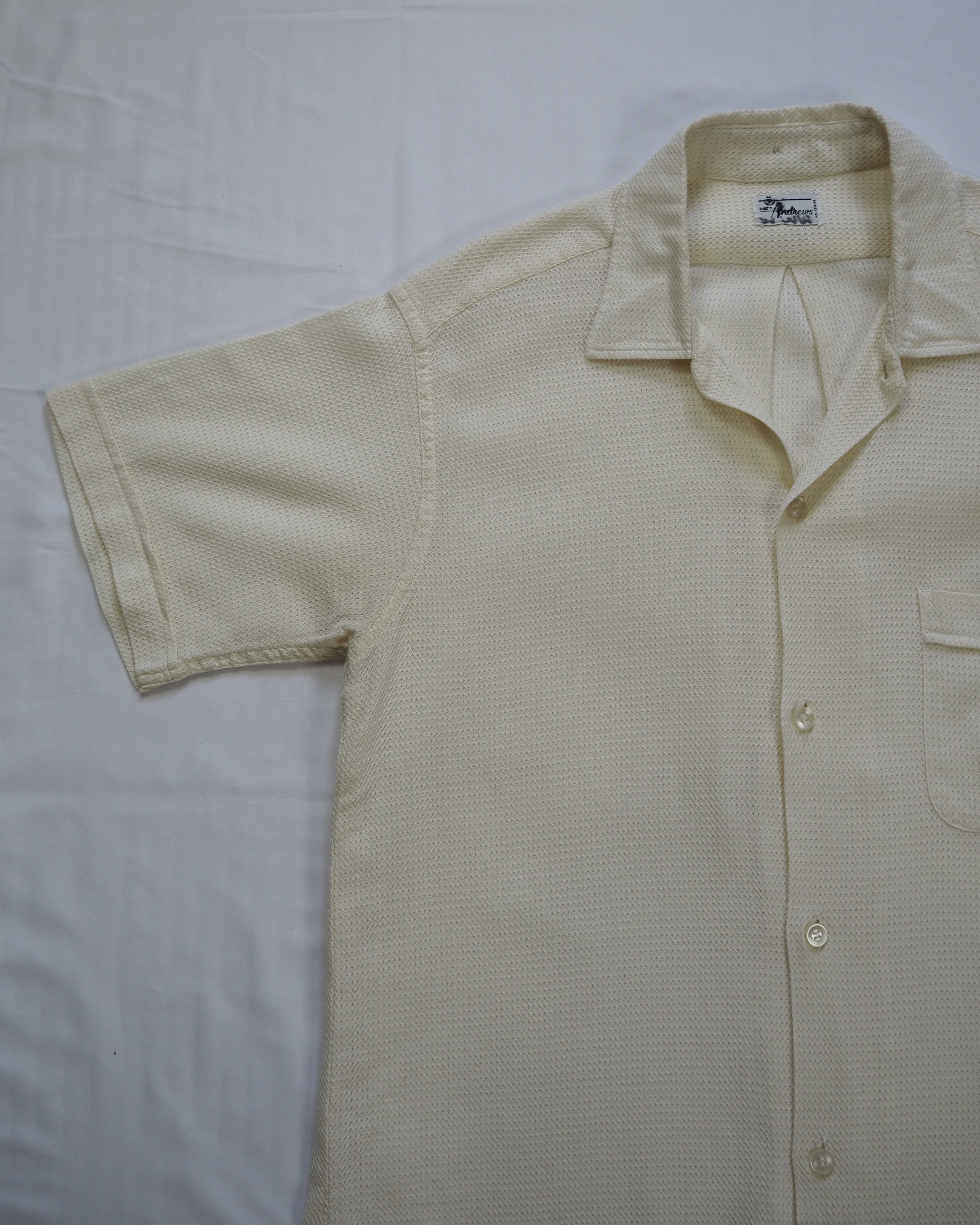 【5/6(水) 20:00入荷】60’s 半袖コットンシャツ の画像 2