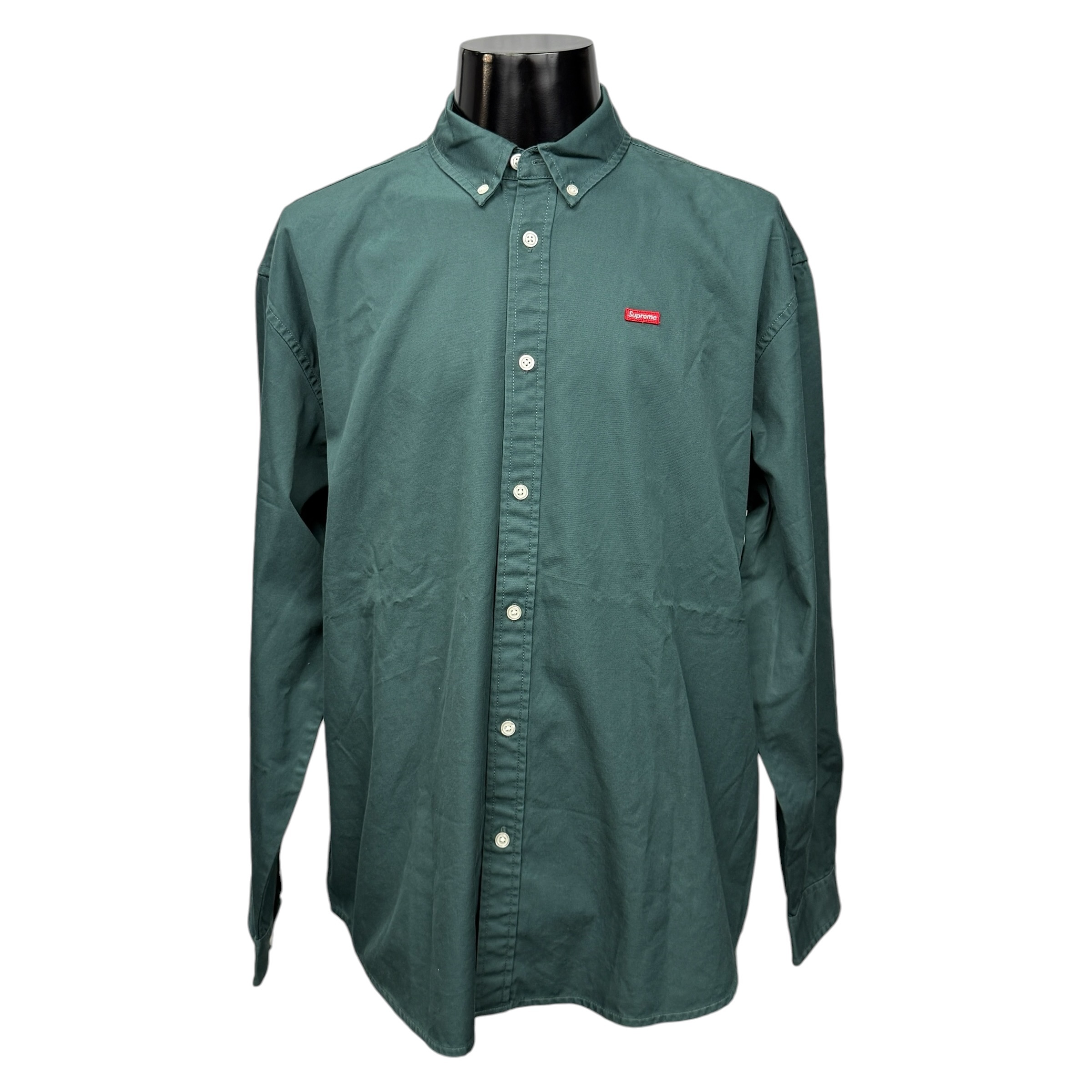 【SUPREME】シュプリーム “Box Logo Small Patch” ボタンダウン 長袖 シャツ