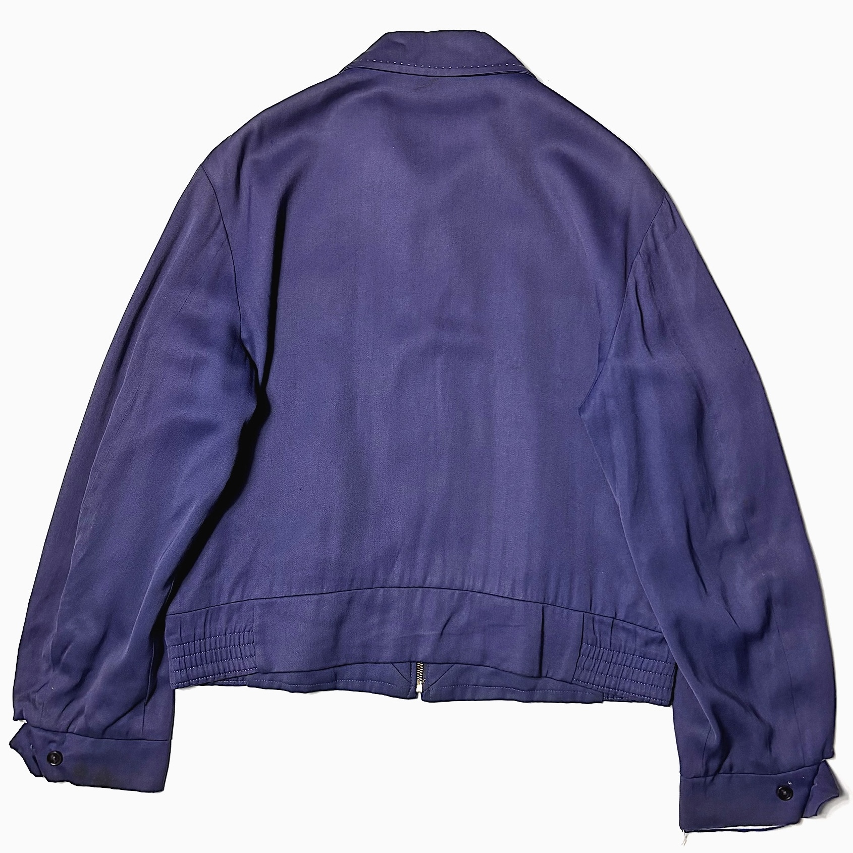 Vintage 50's【NATIONAL】Rayon Gabardine Jacket の画像 2